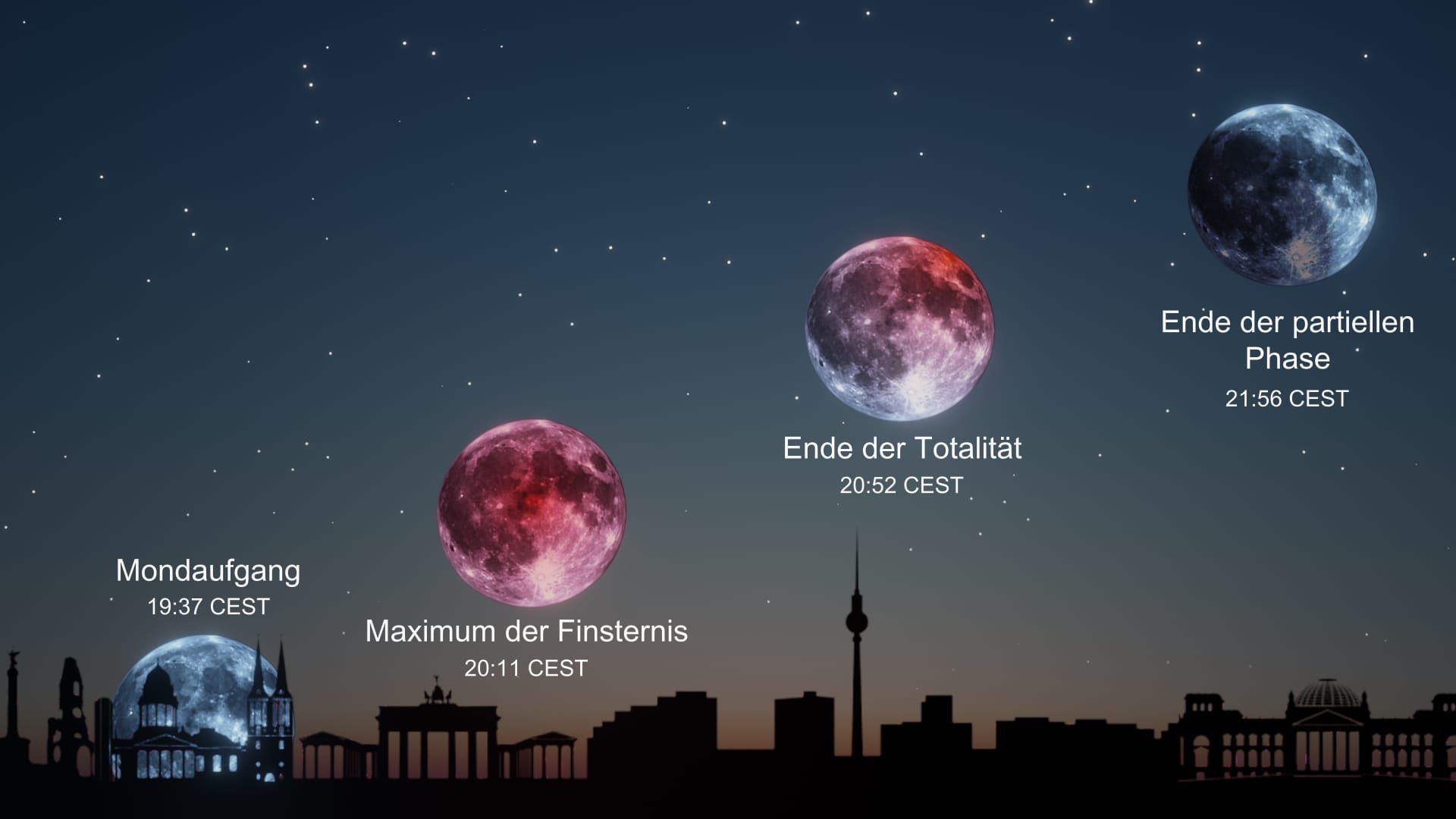 Lunar eclipse Sept 2025 map for different locations