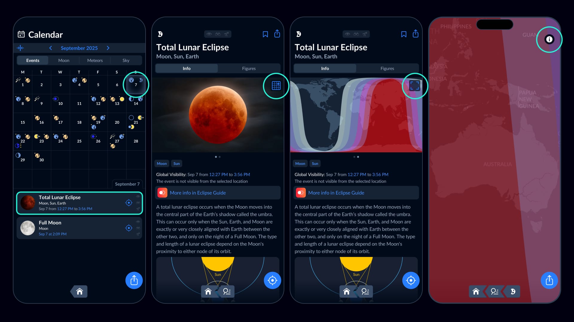 Lunar eclipse Sept 2025 Sky Tonight - Calendar