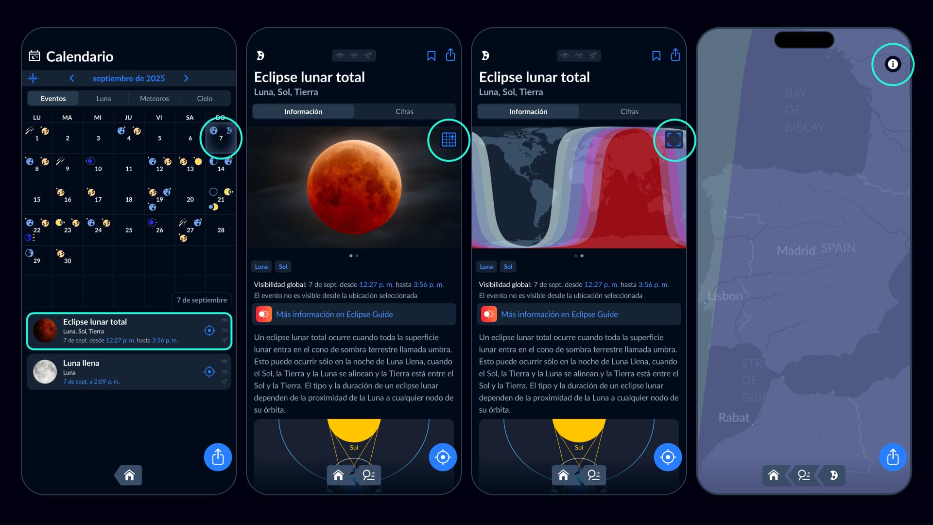 Lunar eclipse Sept 2025 Sky Tonight - Calendar