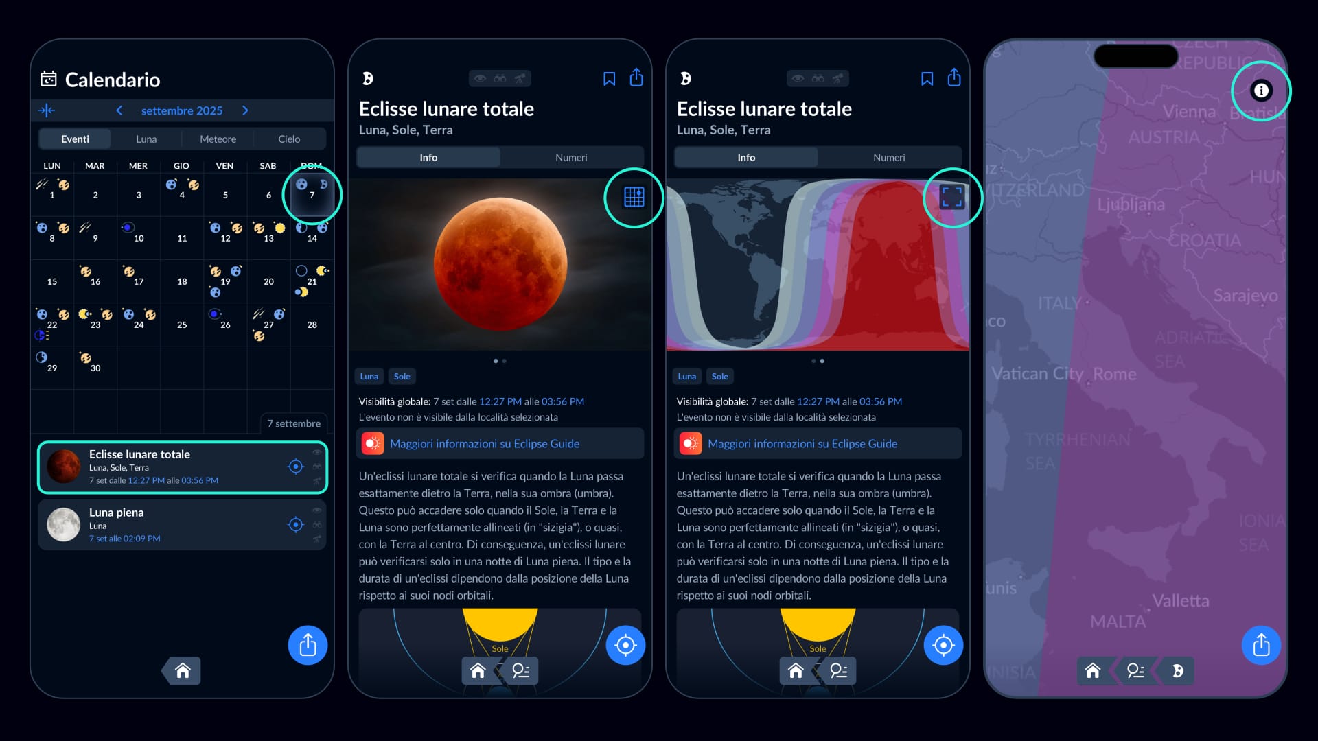 Lunar eclipse Sept 2025 Sky Tonight - Calendar