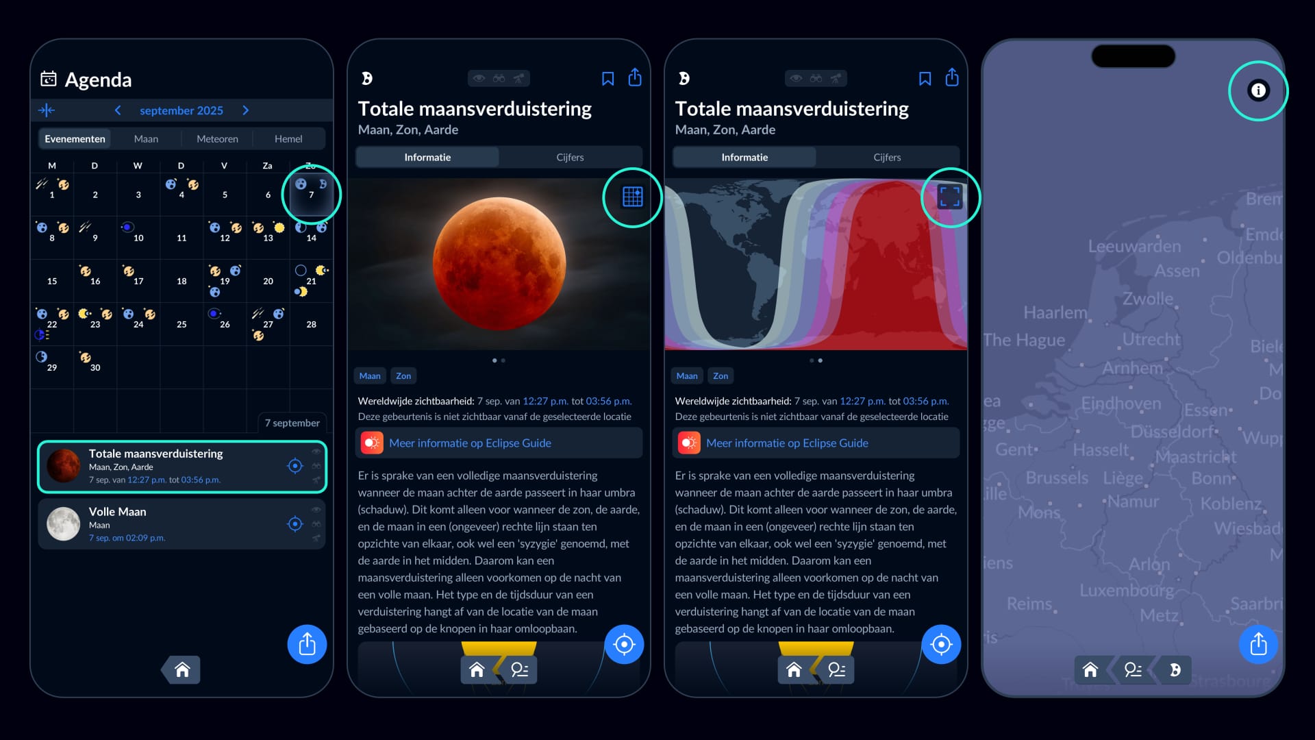 Lunar eclipse Sept 2025 Sky Tonight - Calendar