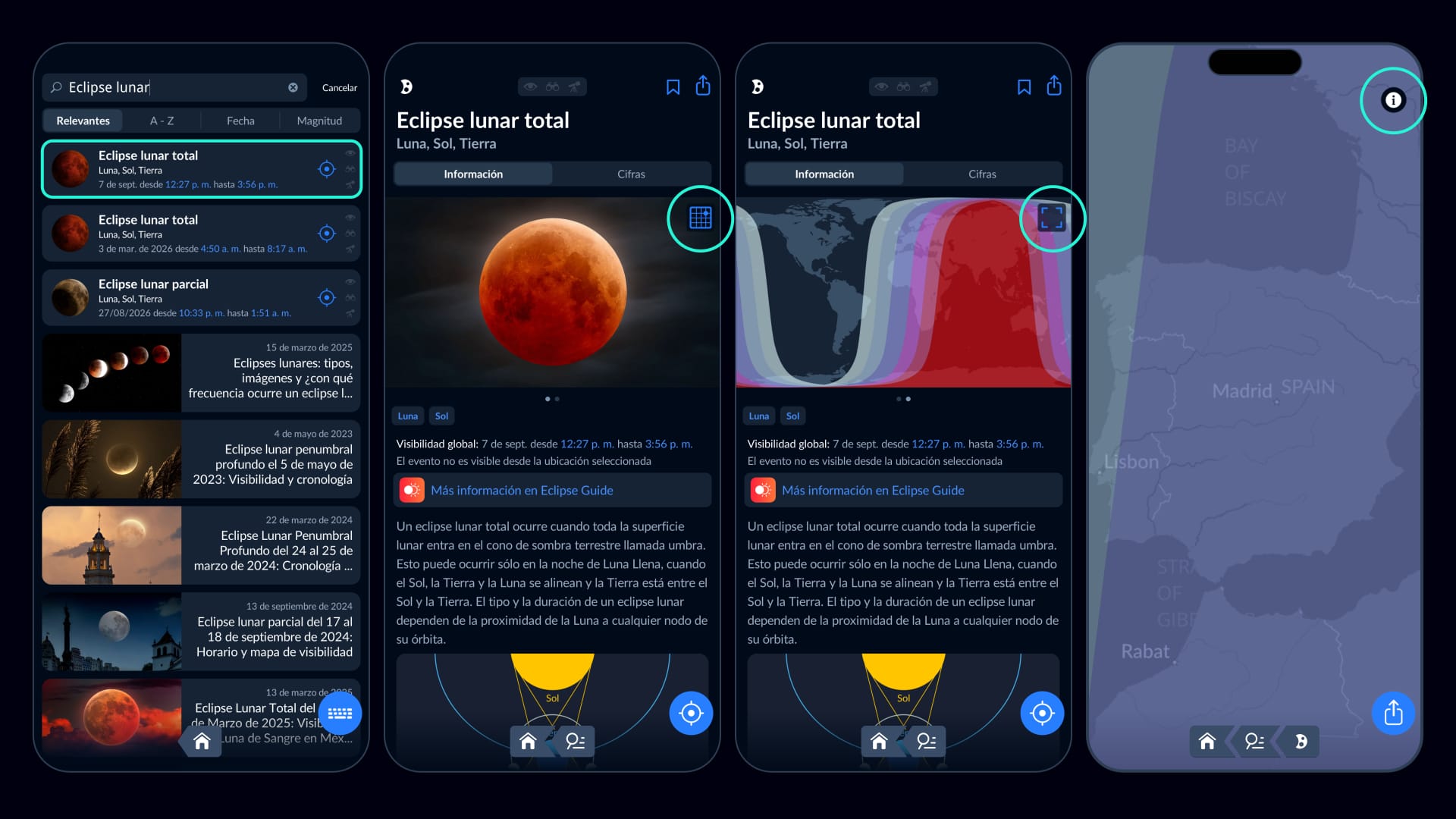 Lunar eclipse Sept 2025 Sky Tonight - Search