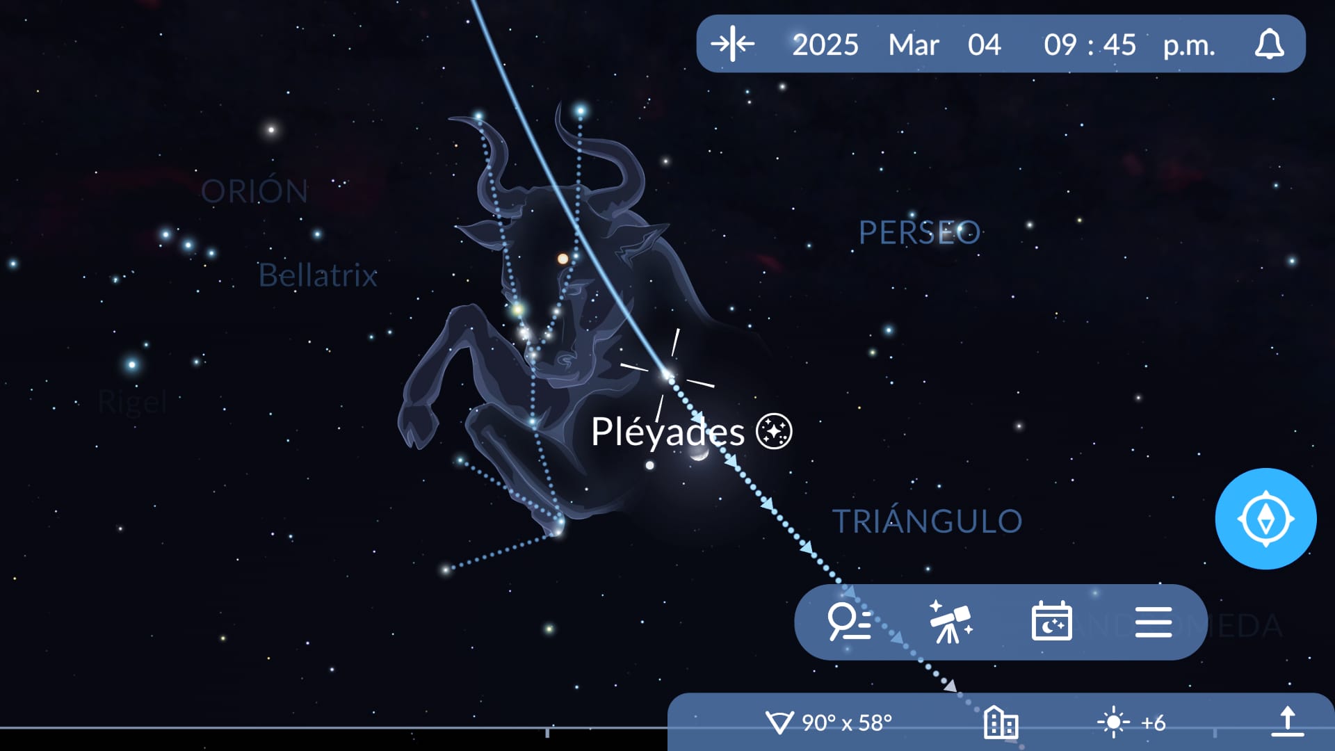 Pleiades near Moon