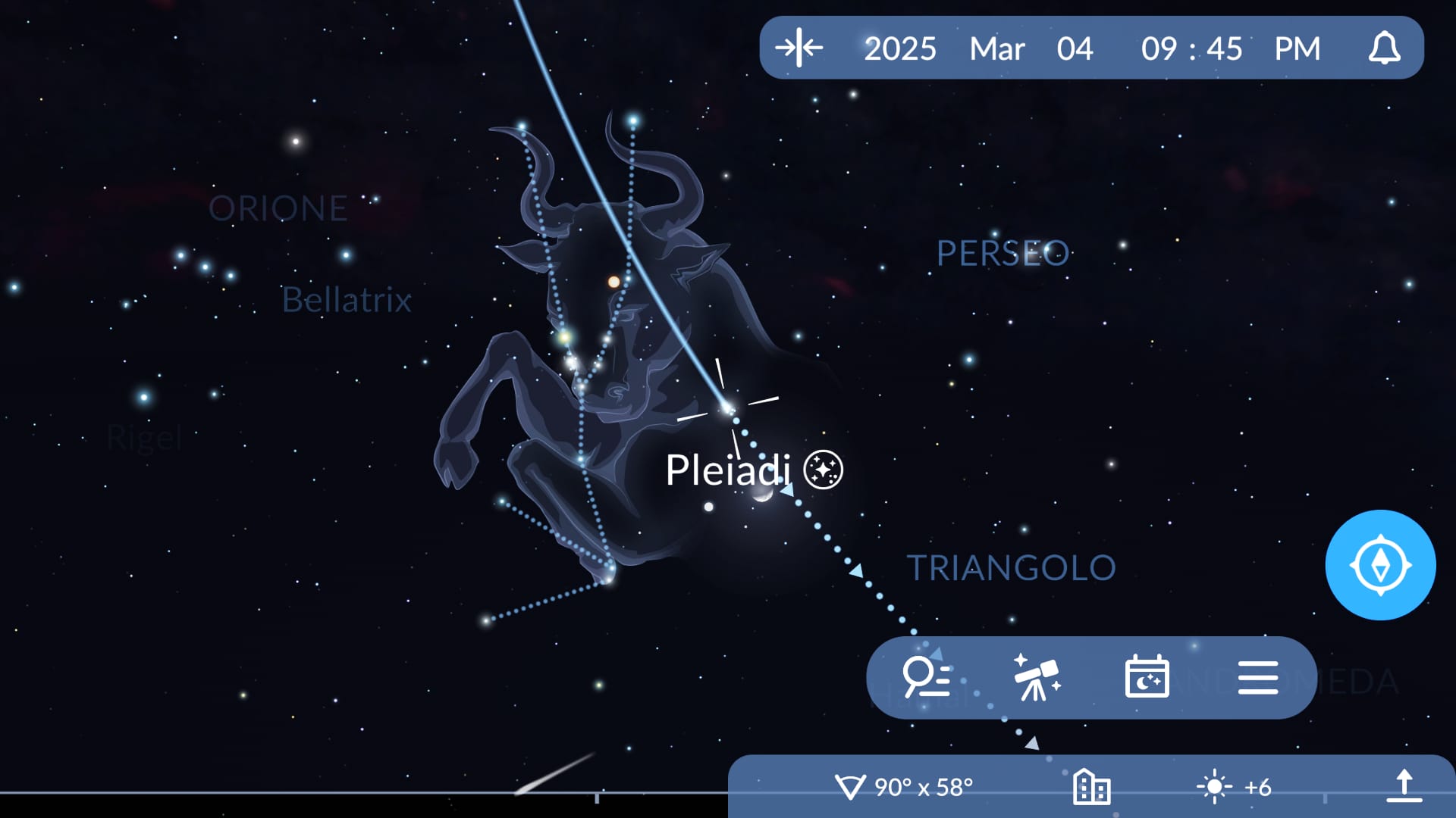 Pleiades near Moon