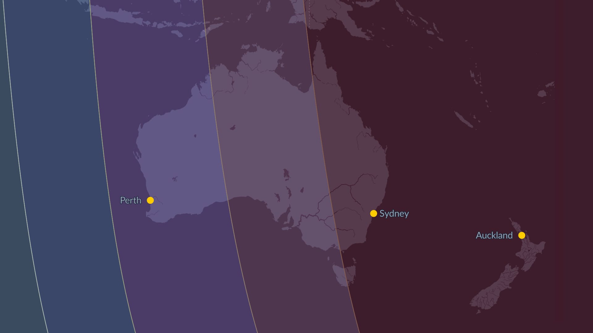 Lunar Eclipse Visibility Map: Blood Moon in March 2026 in New Zealand and Australia