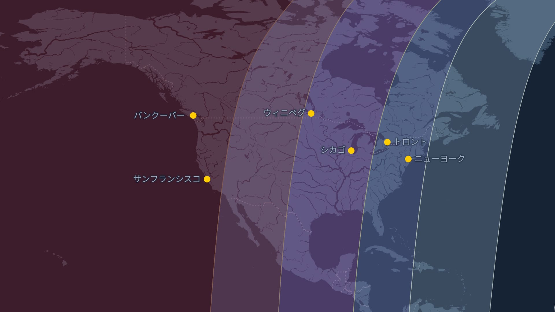 2026年3月のブラッドムーン：アメリカとカナダの可視地域マップ