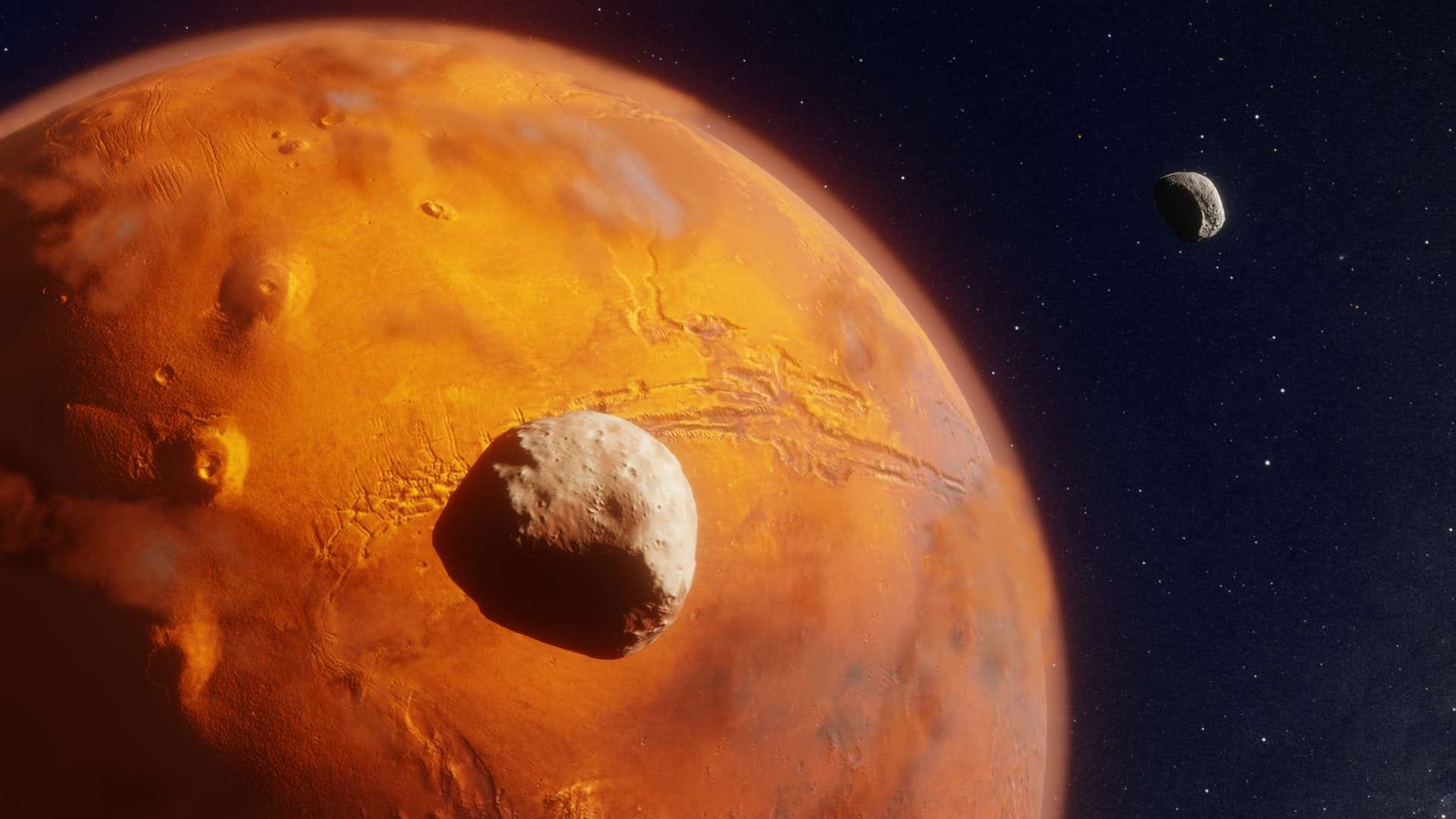 포보스와 데이모스: 이상한 화성의 위성들
