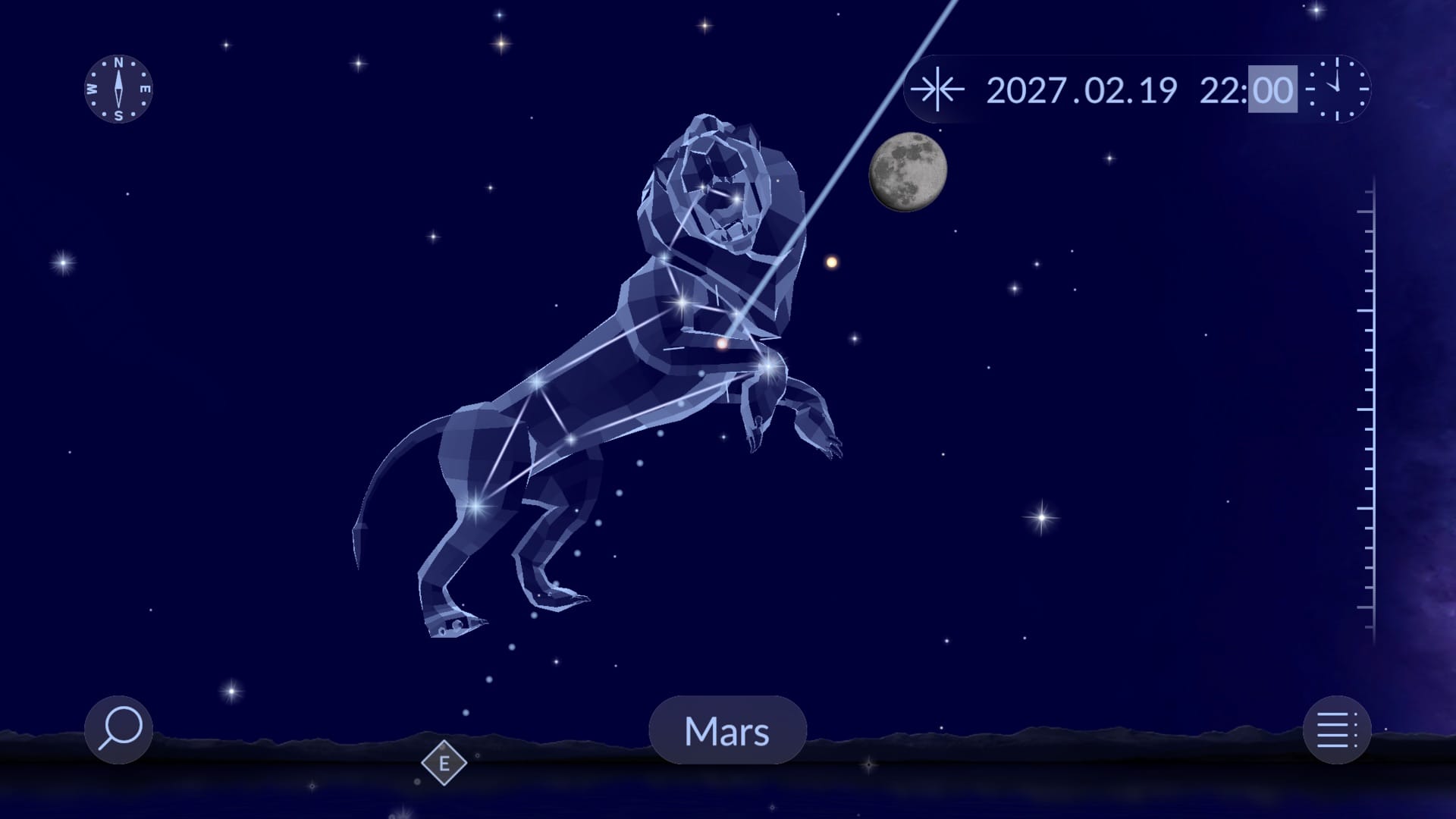 How to Find Mars using Star Walk 2