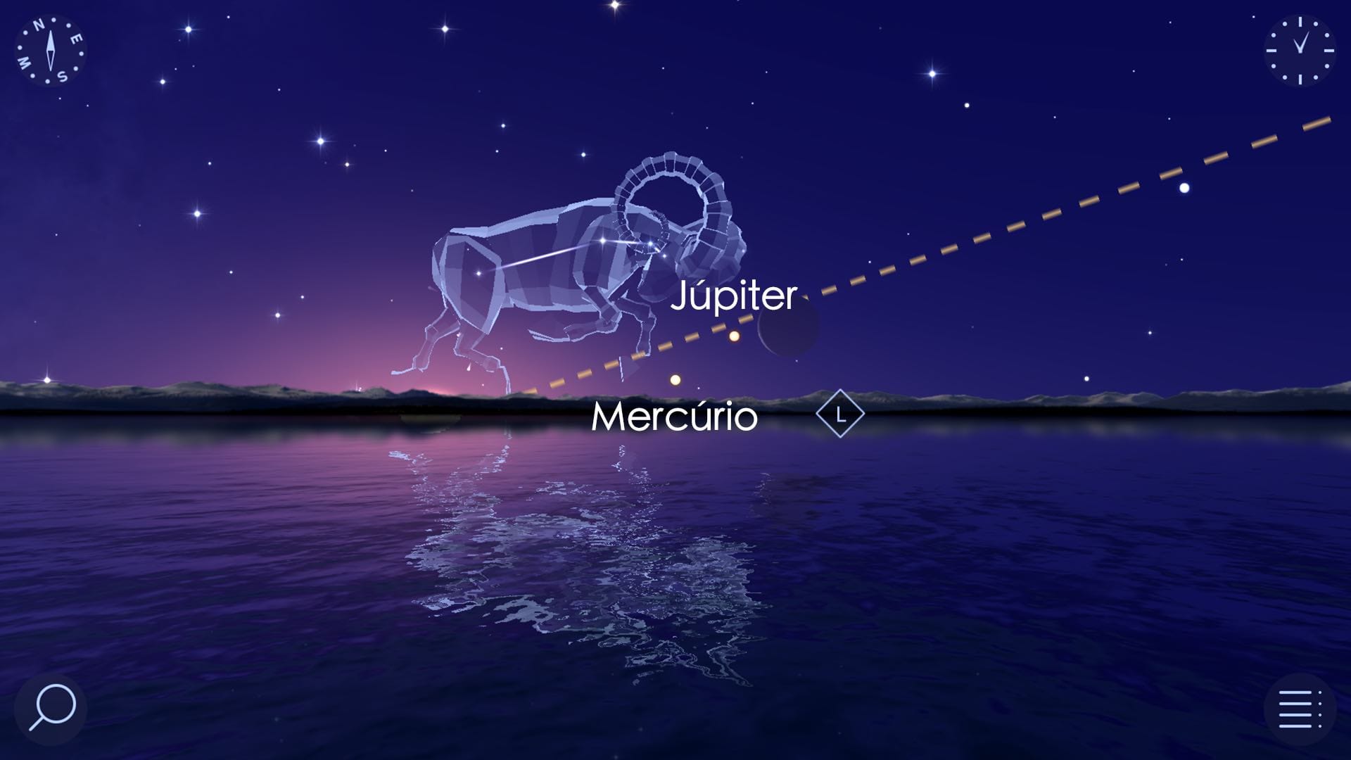 Mercury and Jupiter in May 2023