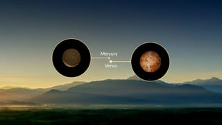 Mercury and Venus, November 2025