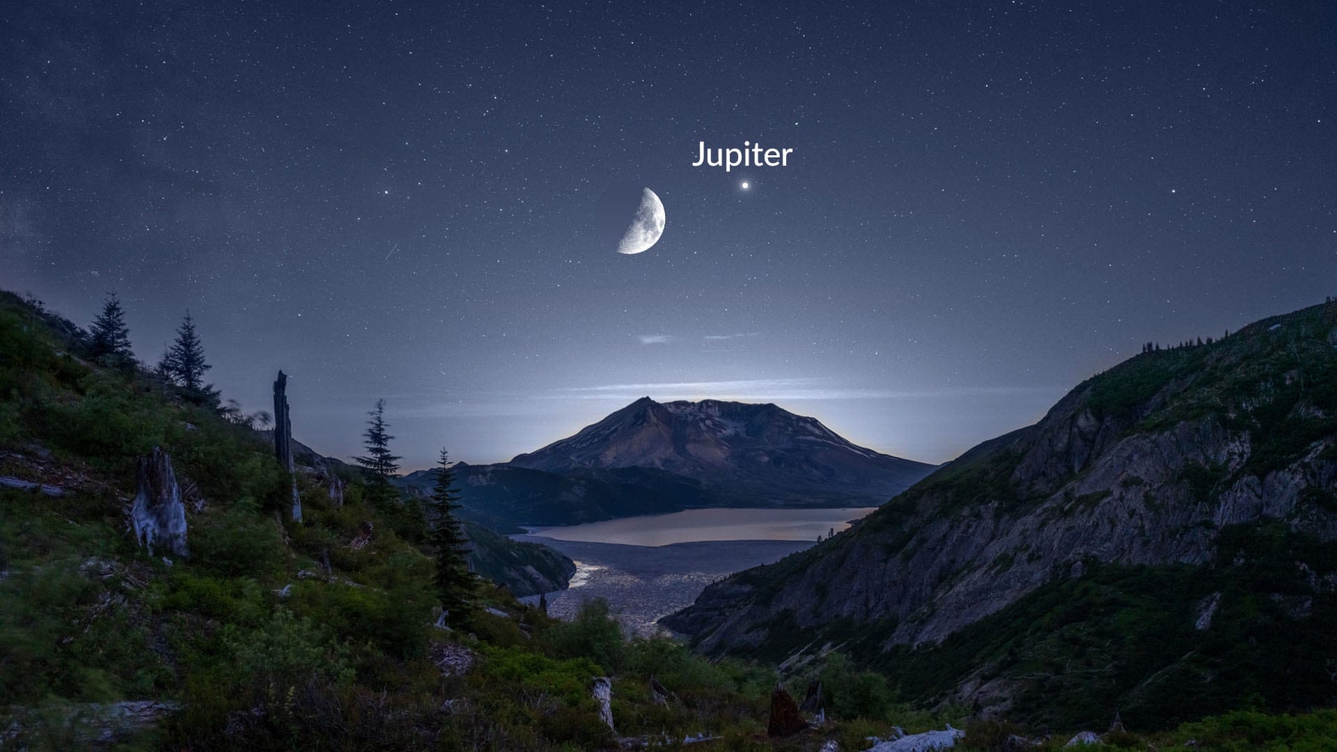 Moon-Jupiter Conjunction on December 29, 2022
