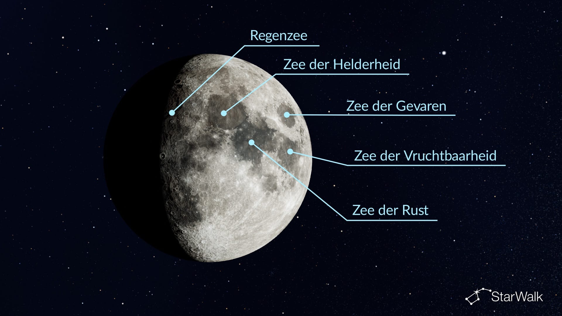 Zo ziet de Maan er op 19 september 2026 met het blote oog uit