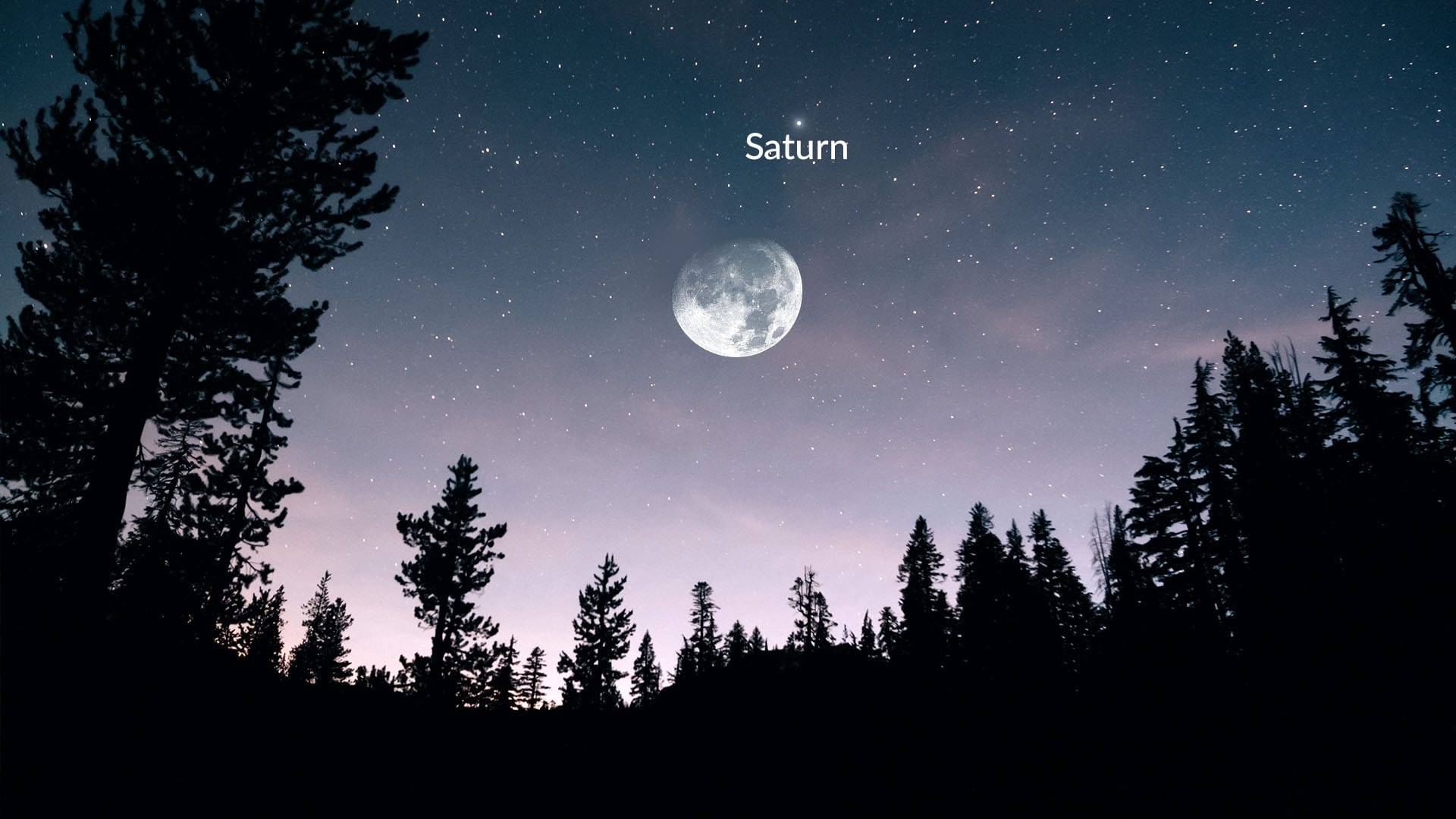 Moon-Saturn Conjunction in September 2022