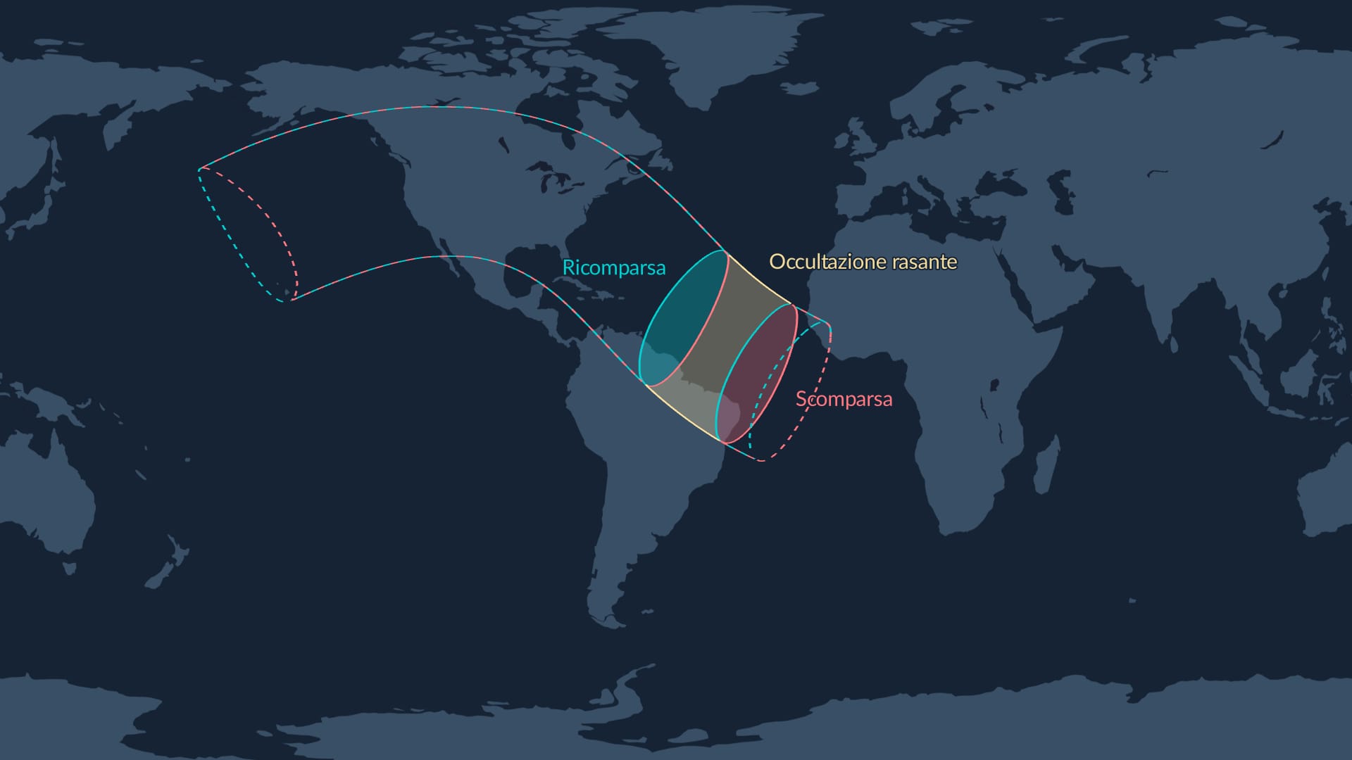 Lunar occultation of Venus