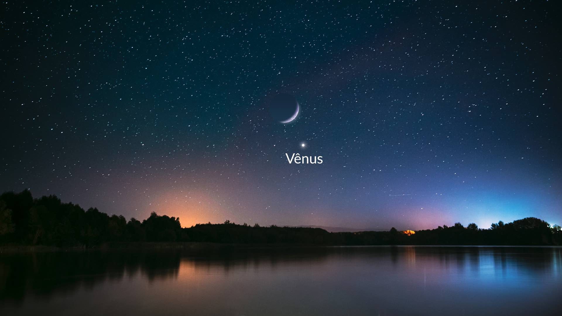 Moon Near Venus in April 2023