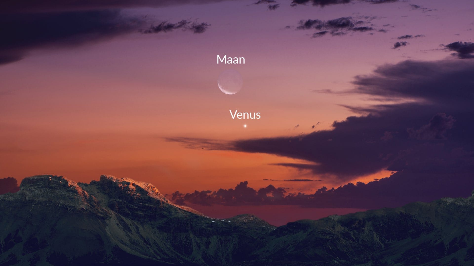 Welke Planeet Bevindt Zich Naast De Maan? | Maan-Saturnus-Conjunctie | De  Maan En Jupiter | Star Walk