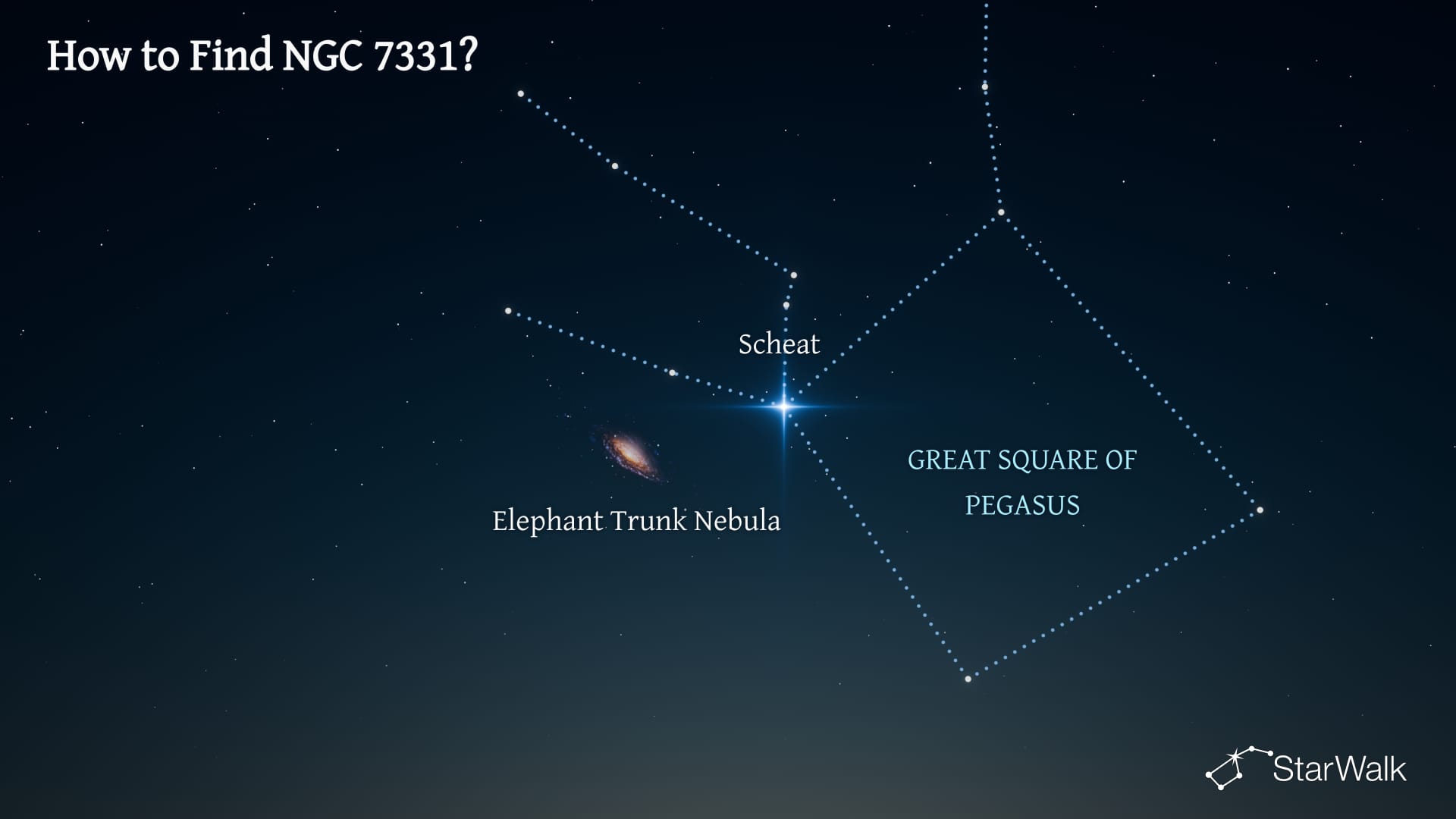 NGC 7331 – How to Find