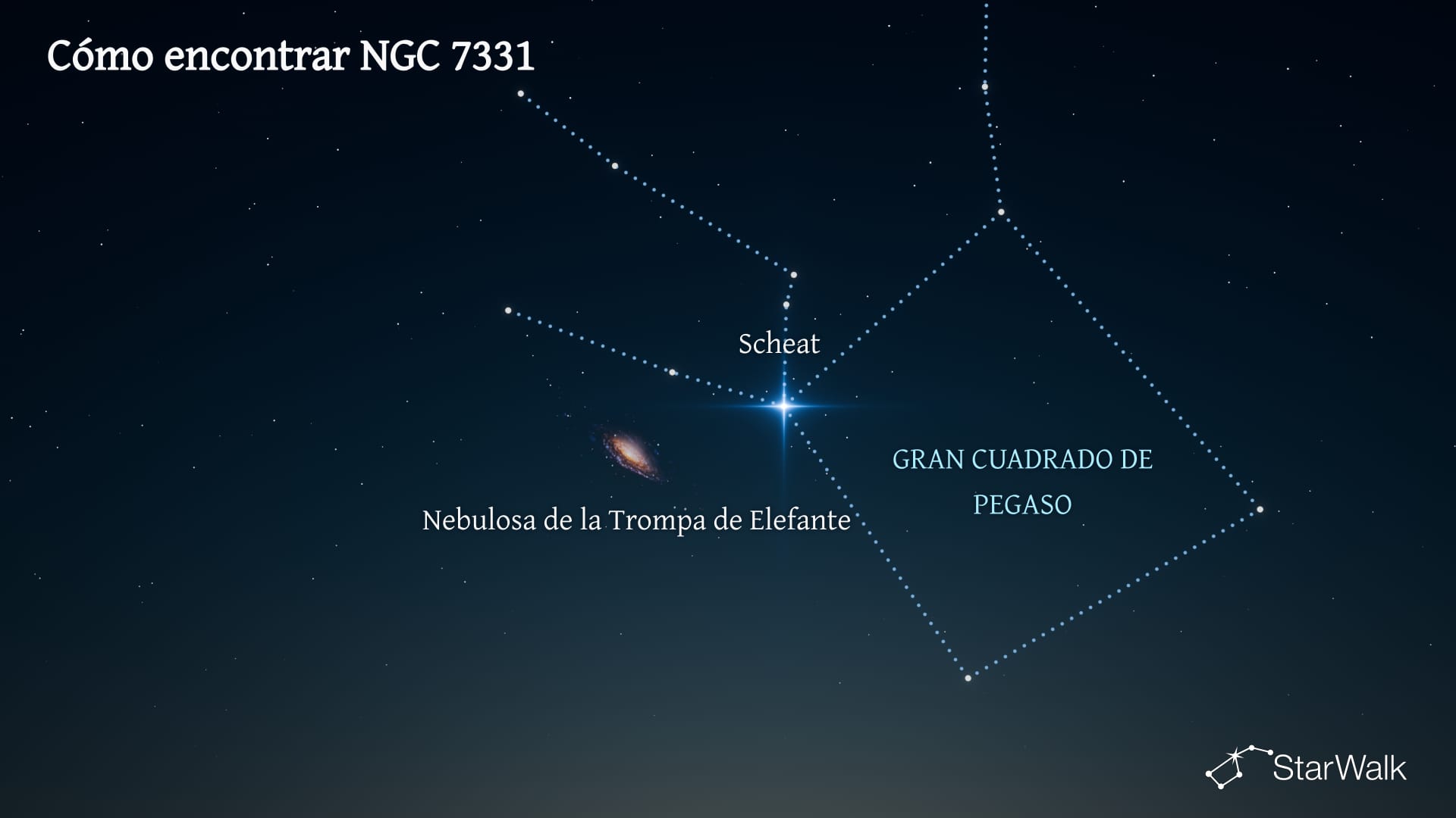 NGC 7331: cómo encontrarla