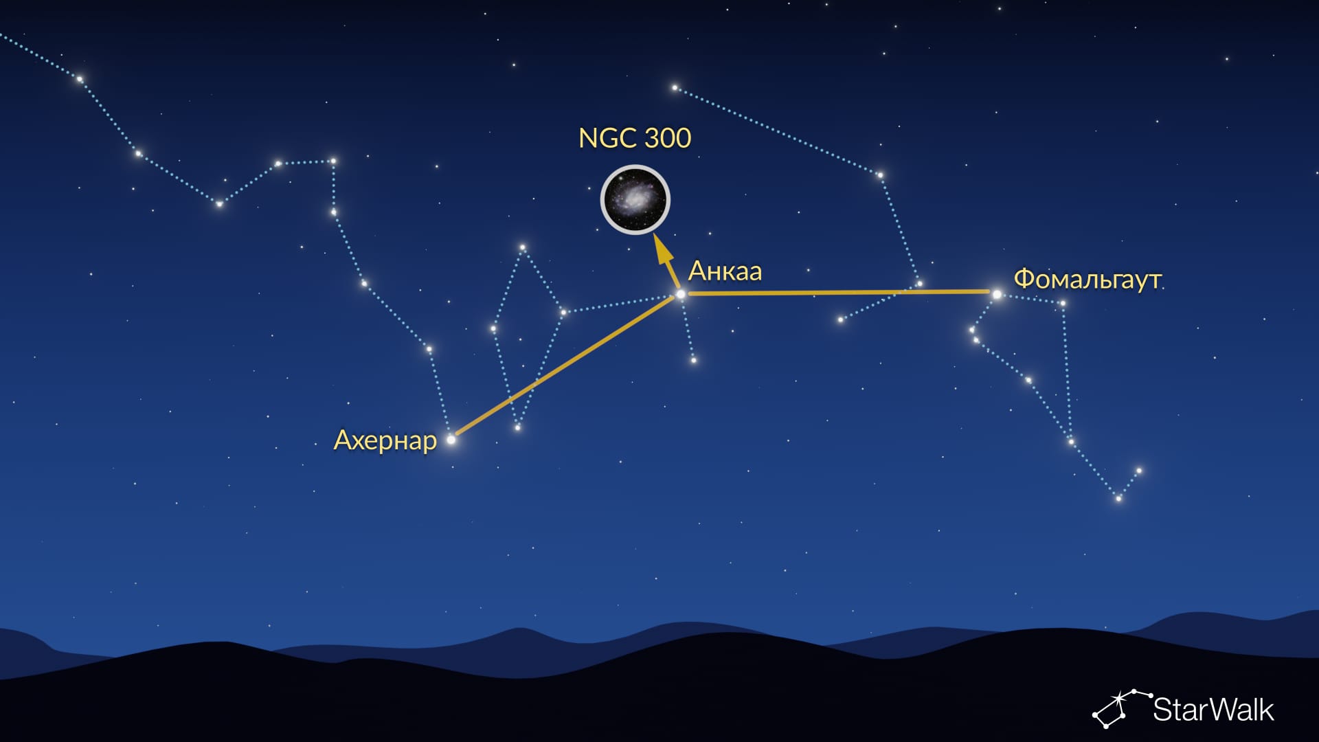 NGC 300 – как найти