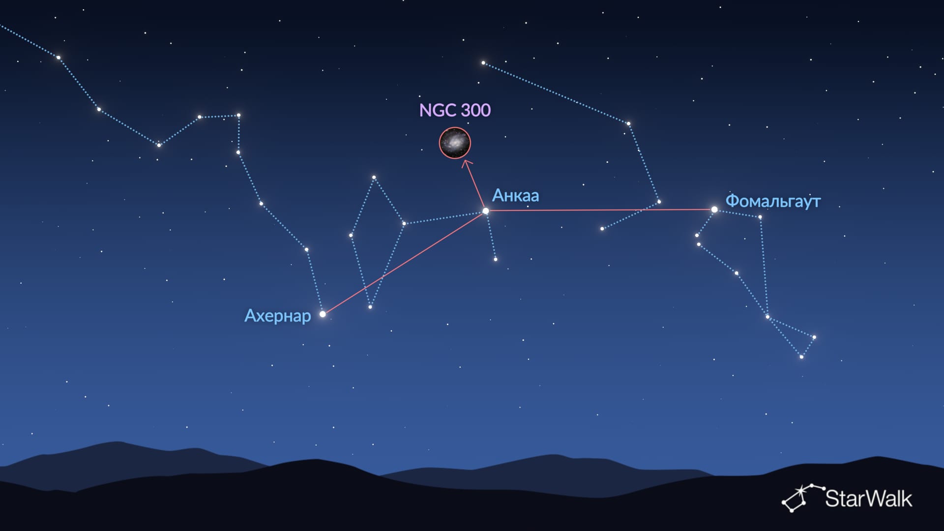 NGC 300 – как найти