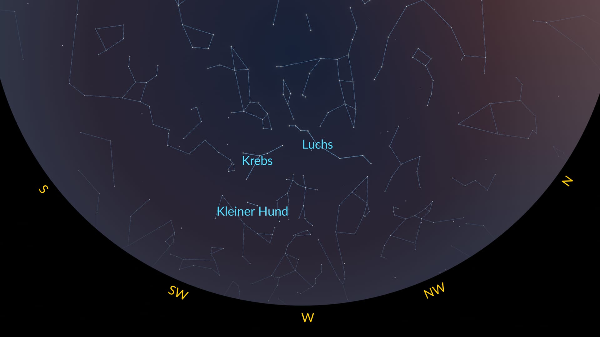 Nachthimmel-Ereignisse im März 2026: Sternbilder auf der Nordhalbkugel
