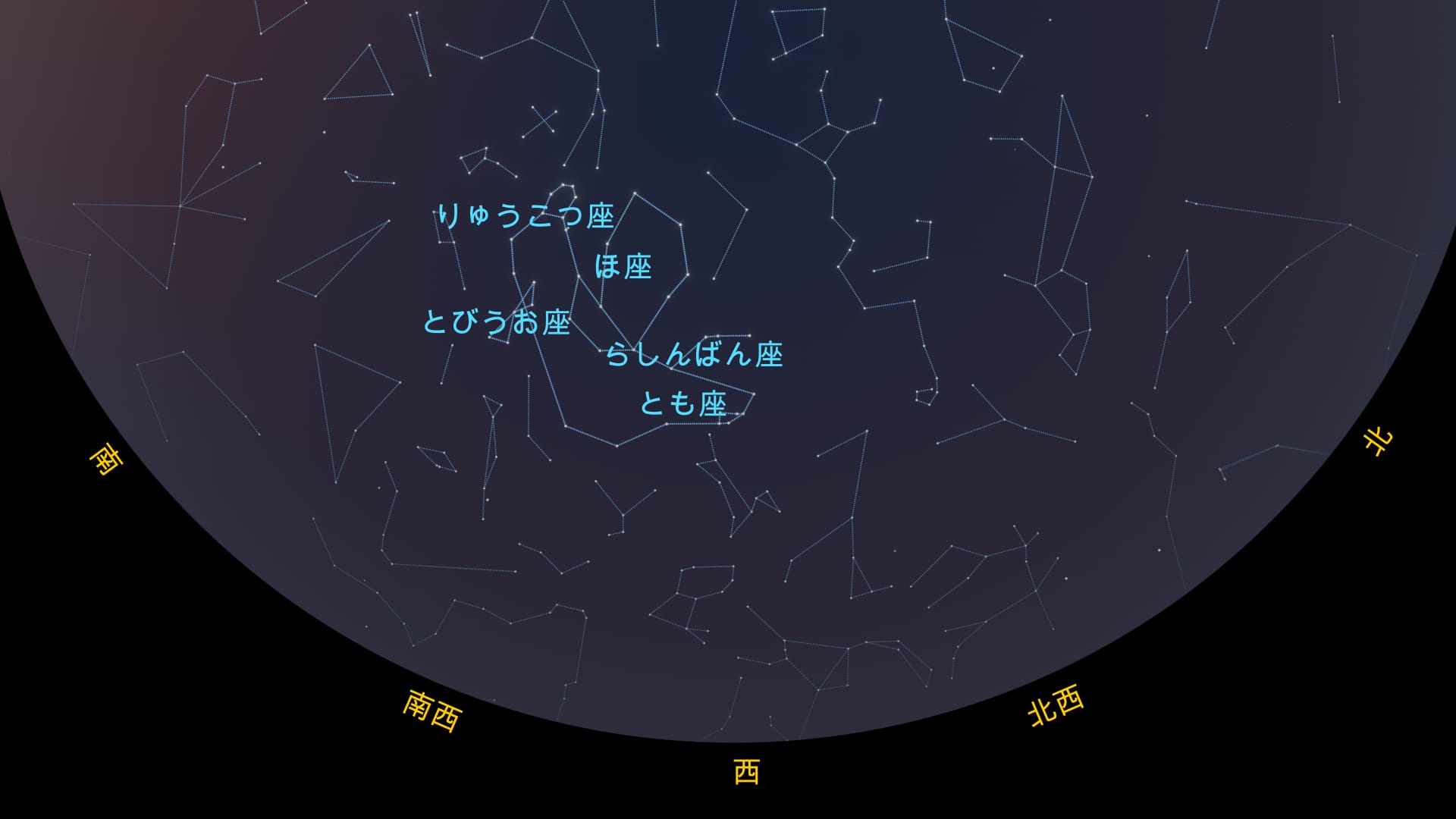 2026年3月の天体イベント：南半球で見える星座