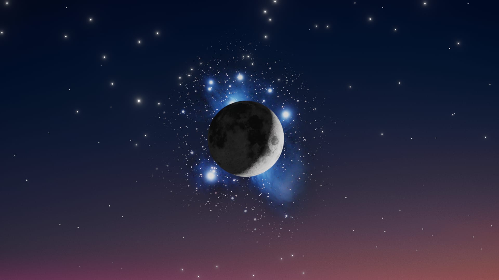 Лучшие небесные явления марта 2026 года: Плеяды вблизи Луны