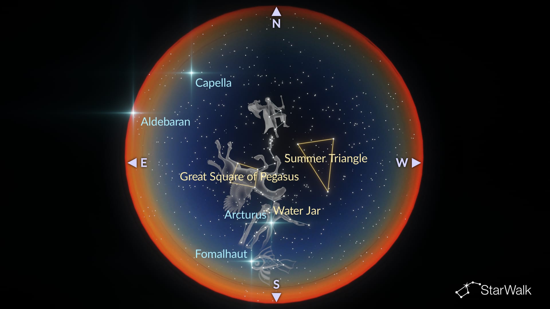 Night Sky in October: Northern Hemisphere Constellations