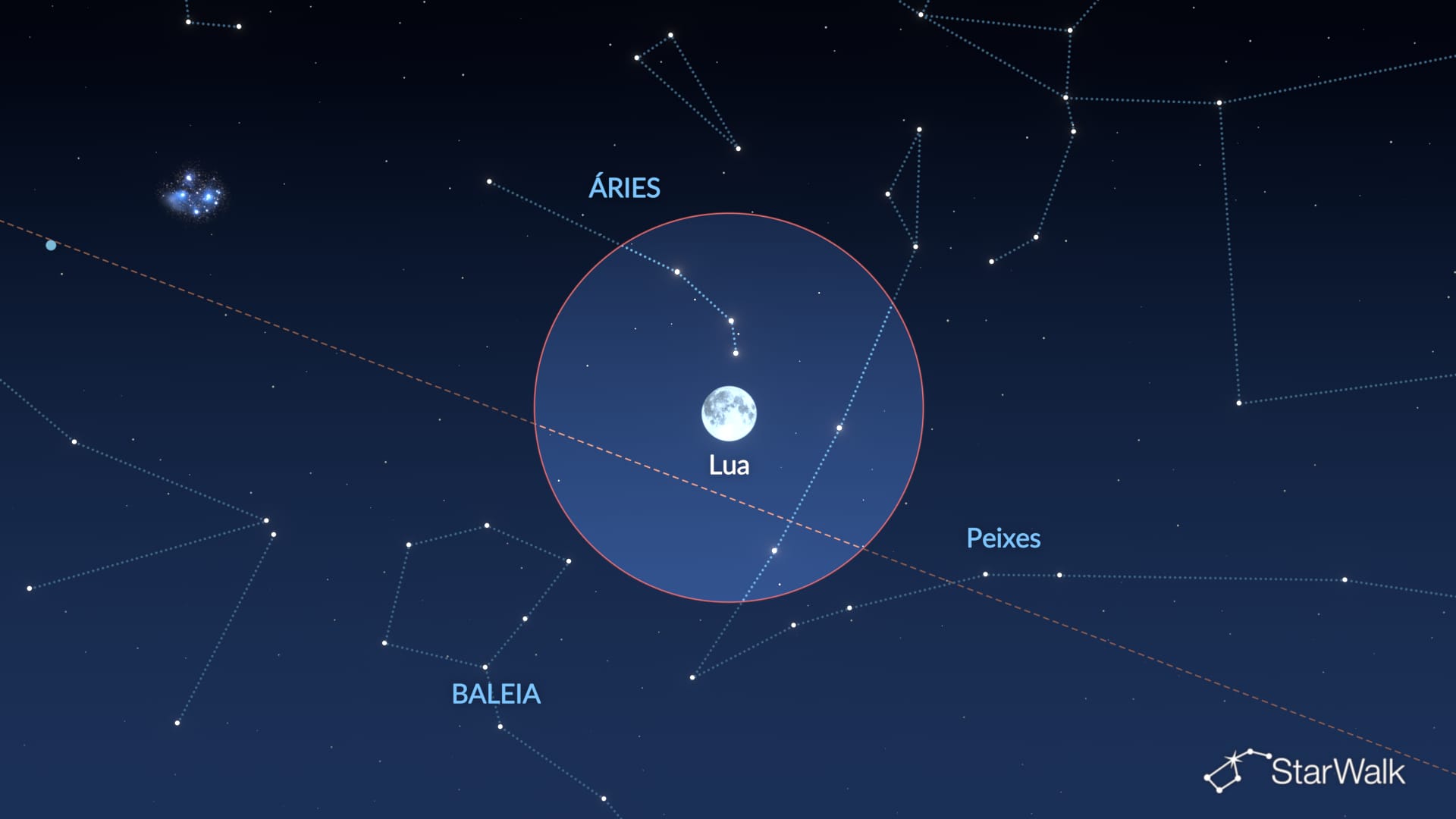 Céu noturno de 26 de outubro de 2026: Lua cheia do Caçador