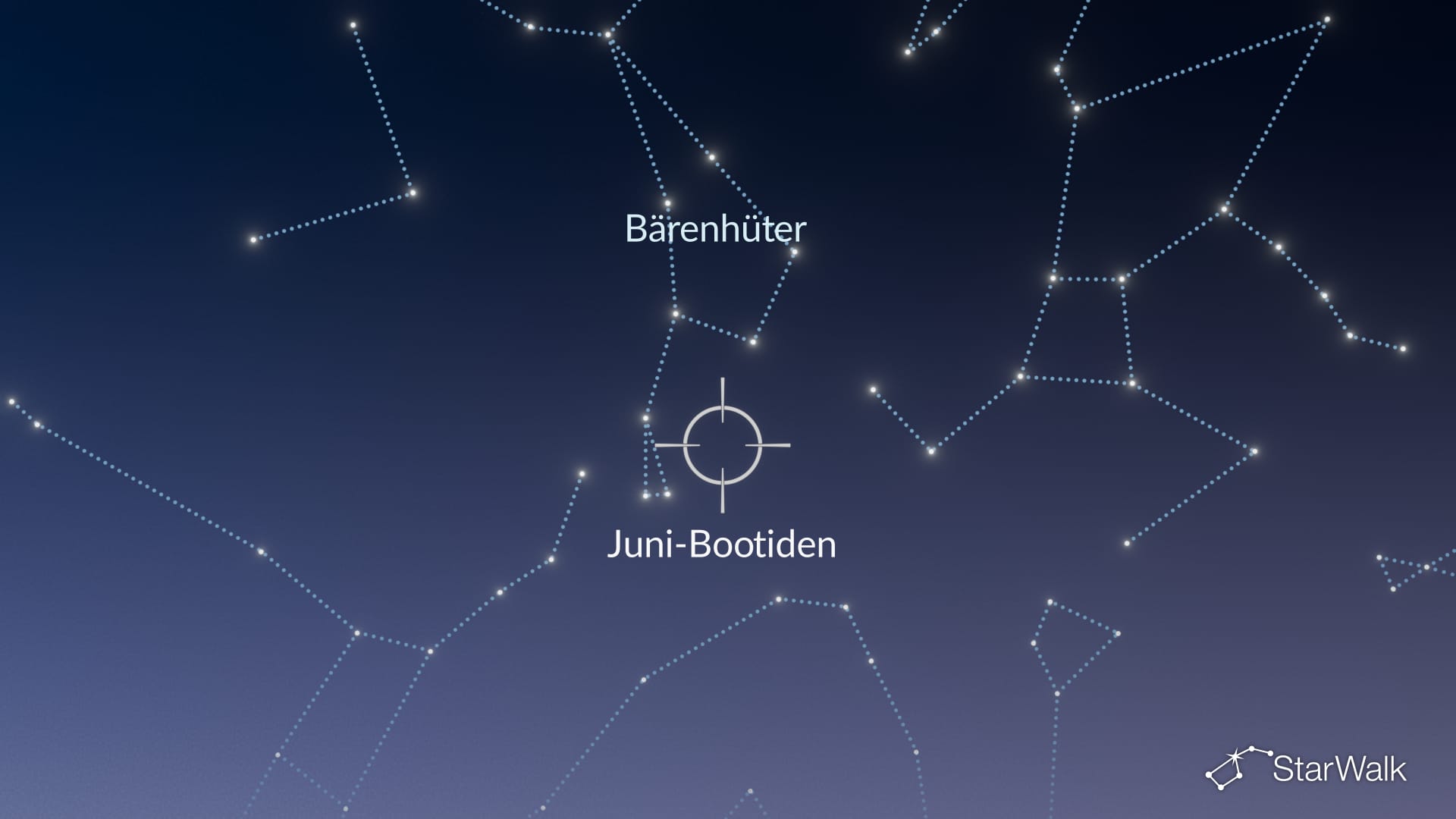 Nachthimmel heute: Maximum der Juni-Bootiden am 22. Juni