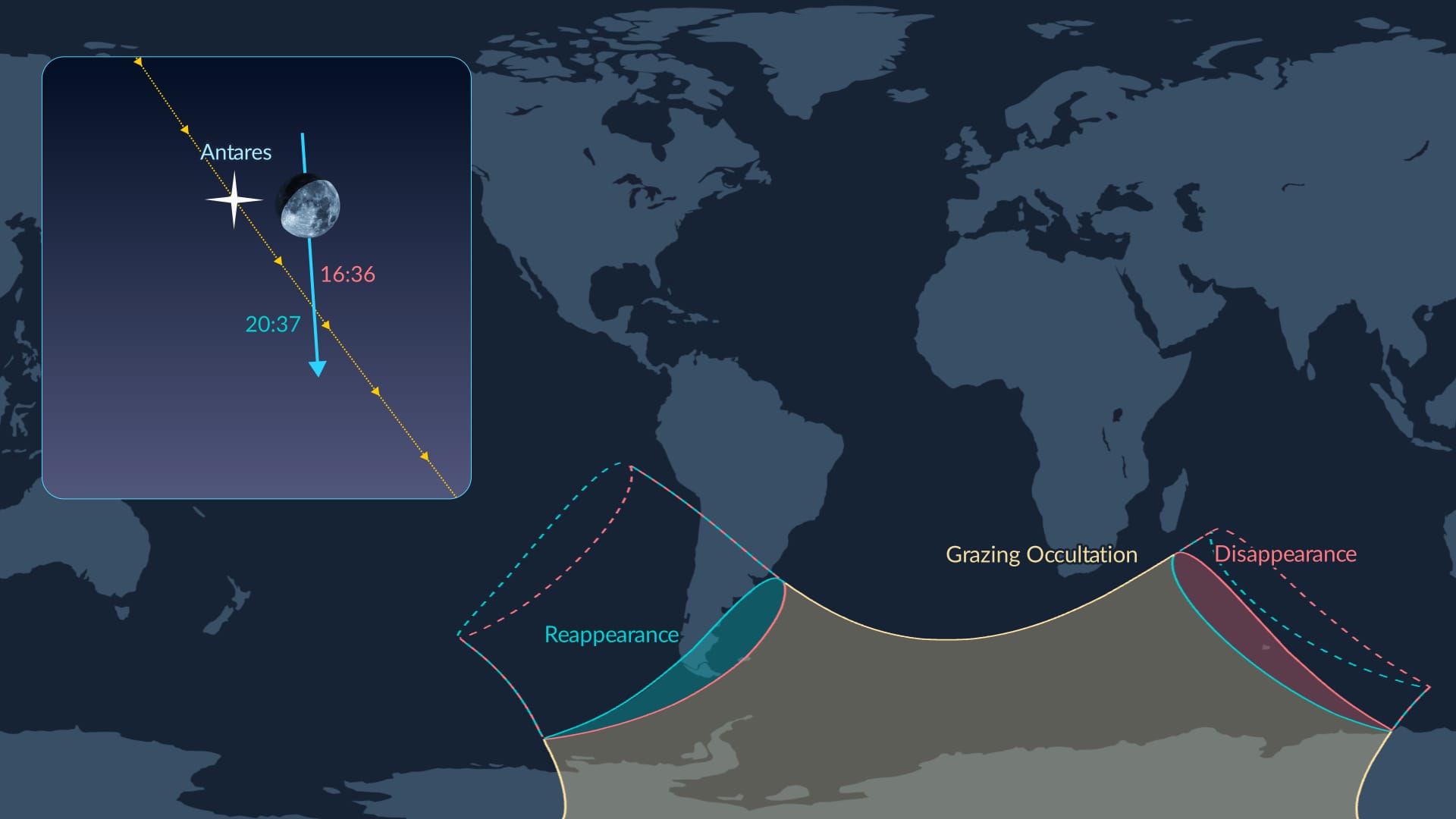 Night Sky Tonight: Lunar occultation of Antares on July 24