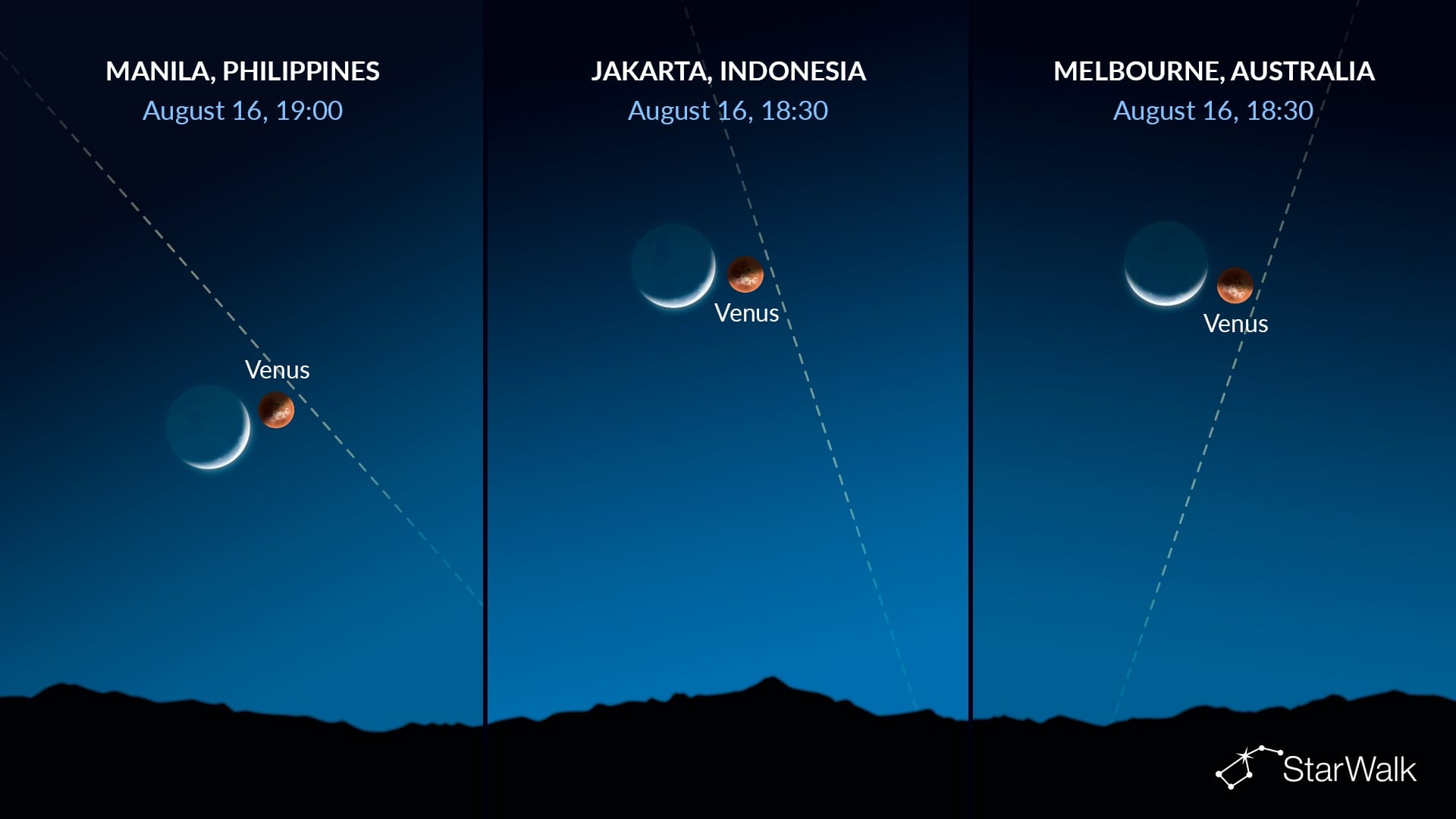 Night Sky Tonight: Venus near the Moon on August 16