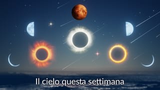 Cielo notturno stasera