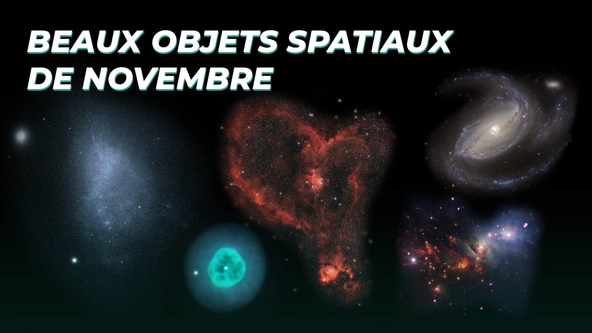 Beaux objets spatiaux de novembre