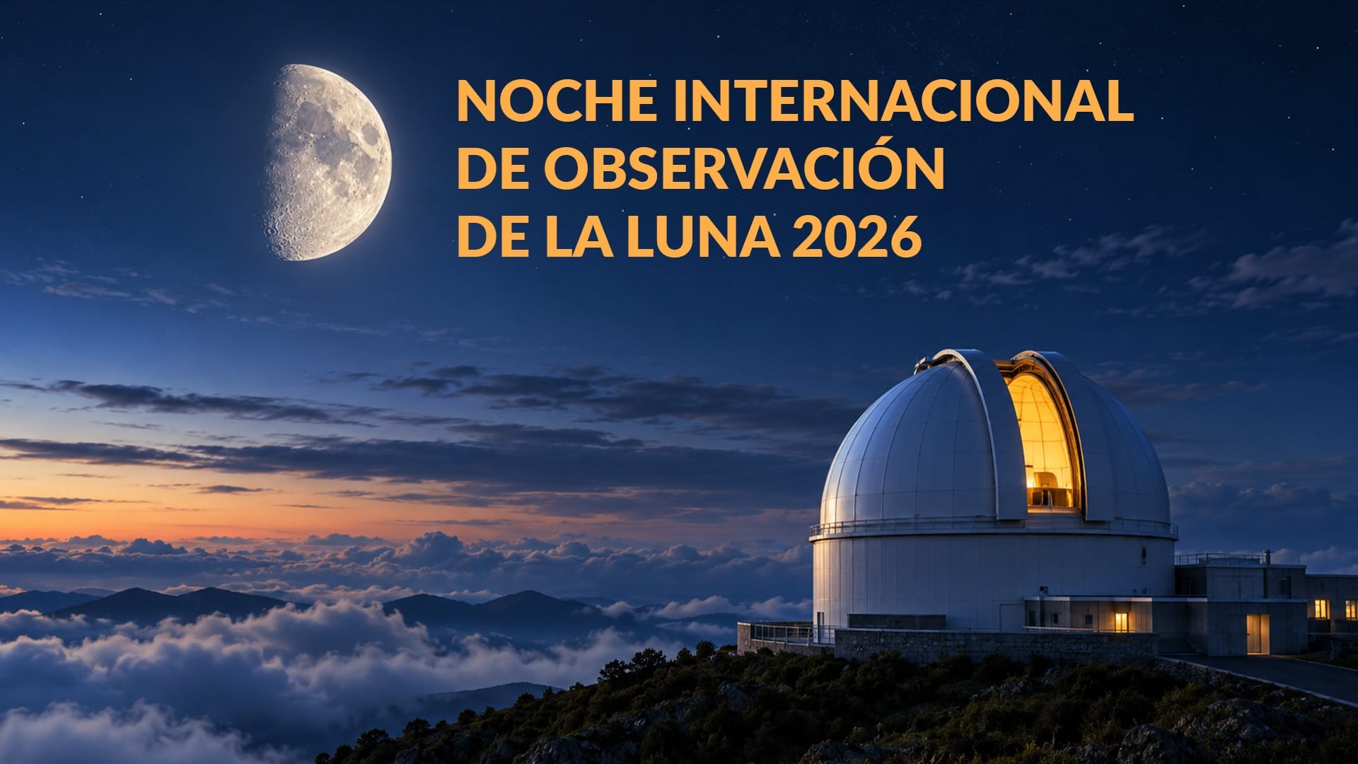 Noche Internacional de Observación de la Luna 2026
