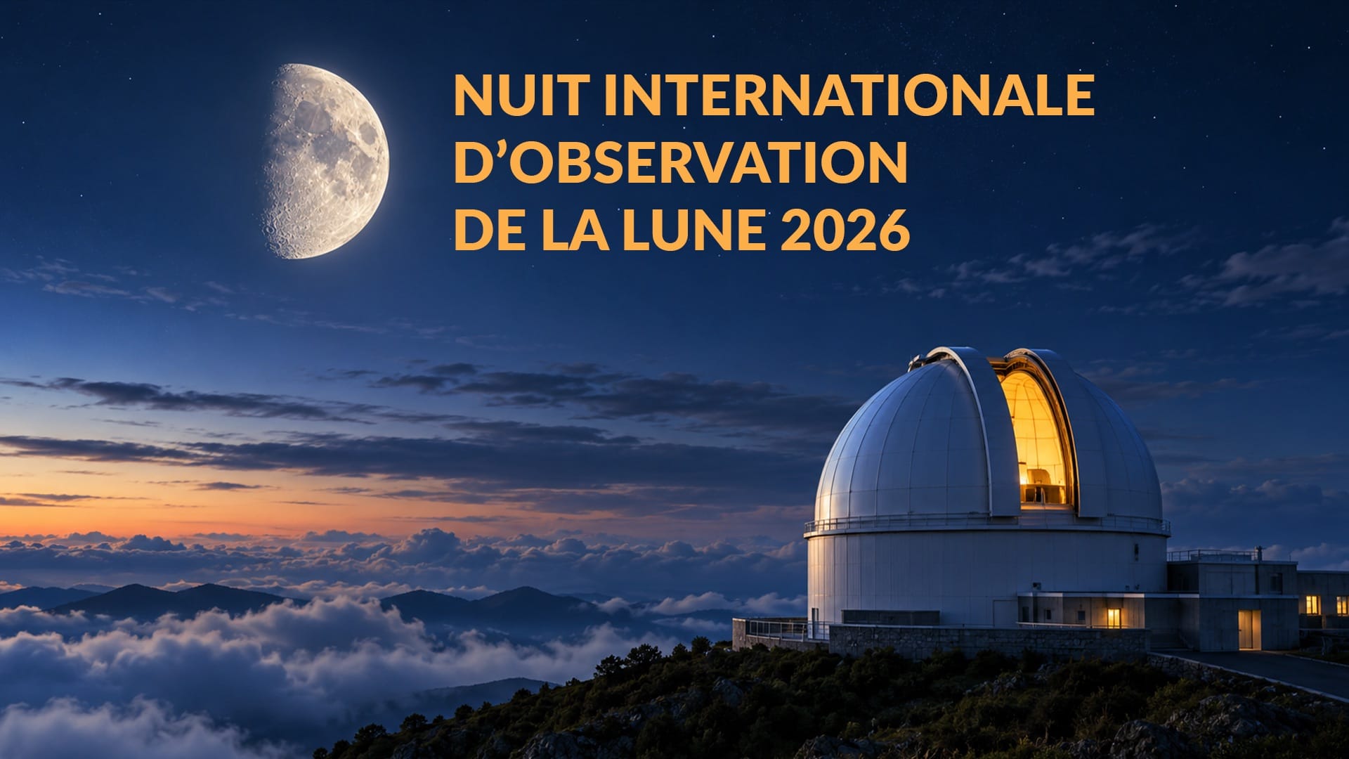 Nuit internationale de l’observation de la Lune 2026