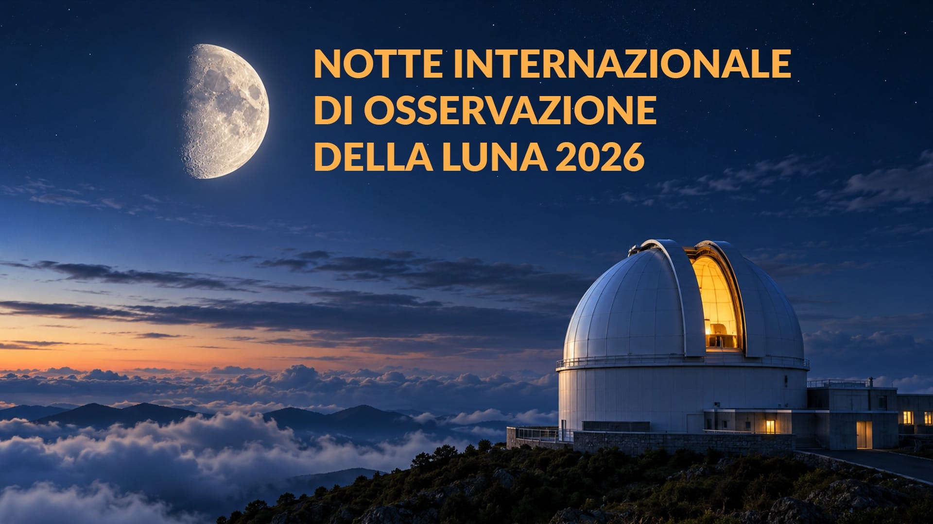 Notte internazionale dell’osservazione della Luna 2026