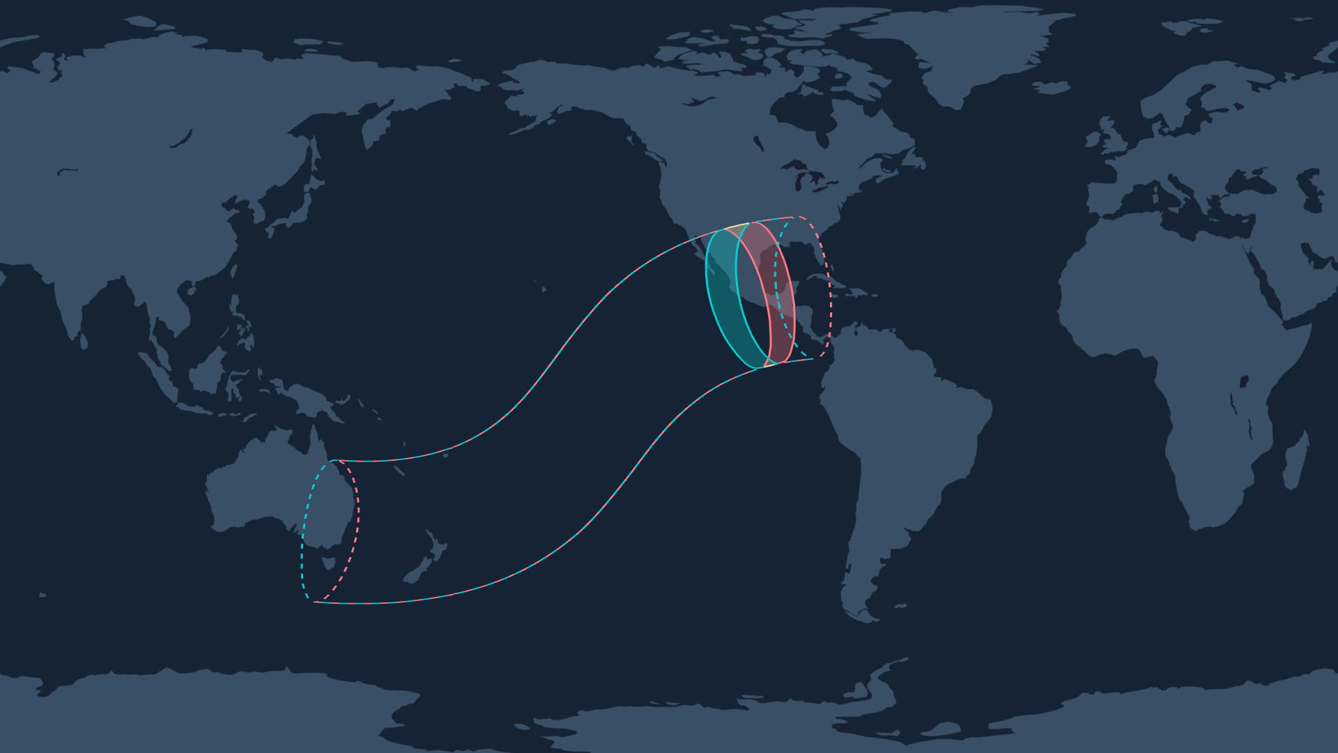 Maanbedekking van Mercurius op 18 februari 2026 (kaart)