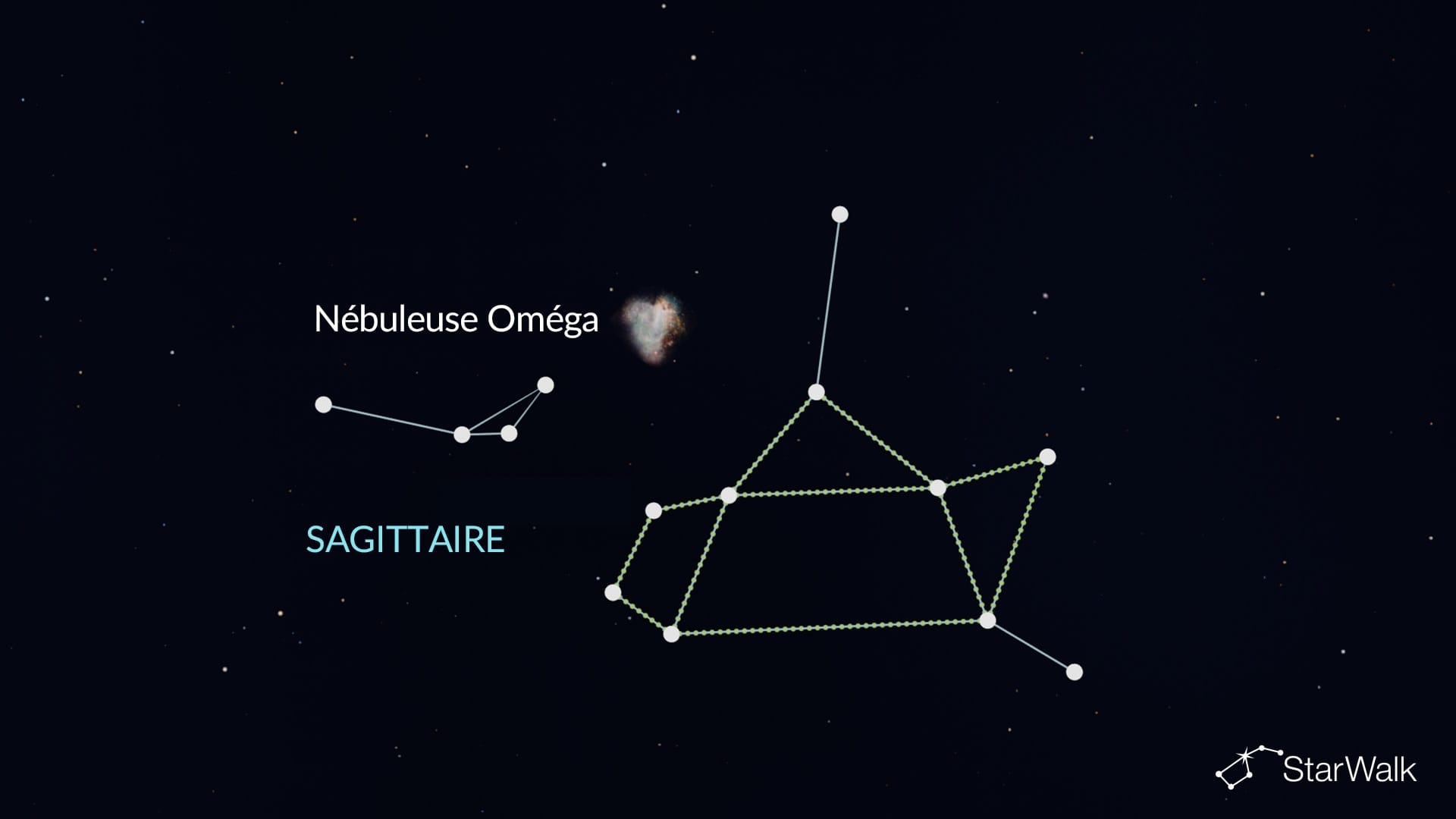Nébuleuse Oméga dans le Sagittaire