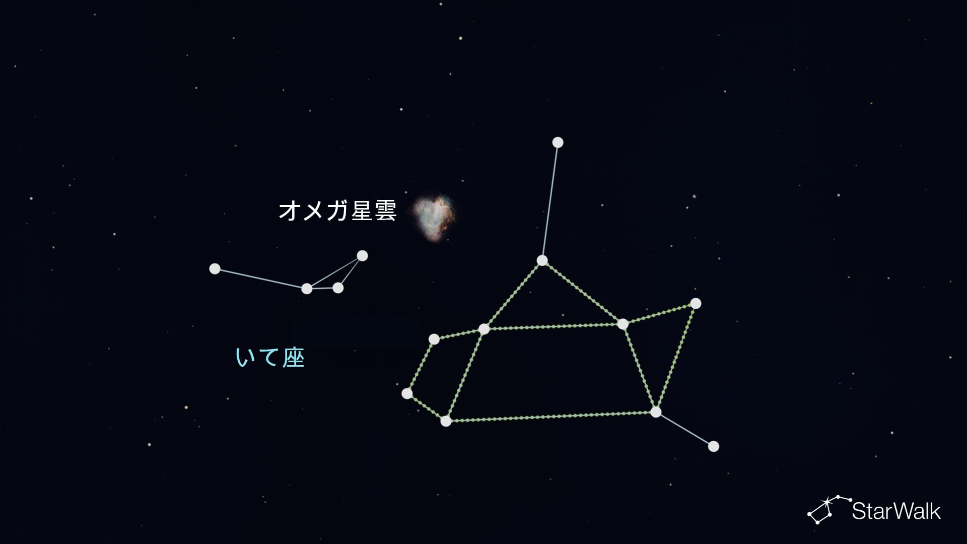 いて座のオメガ星雲