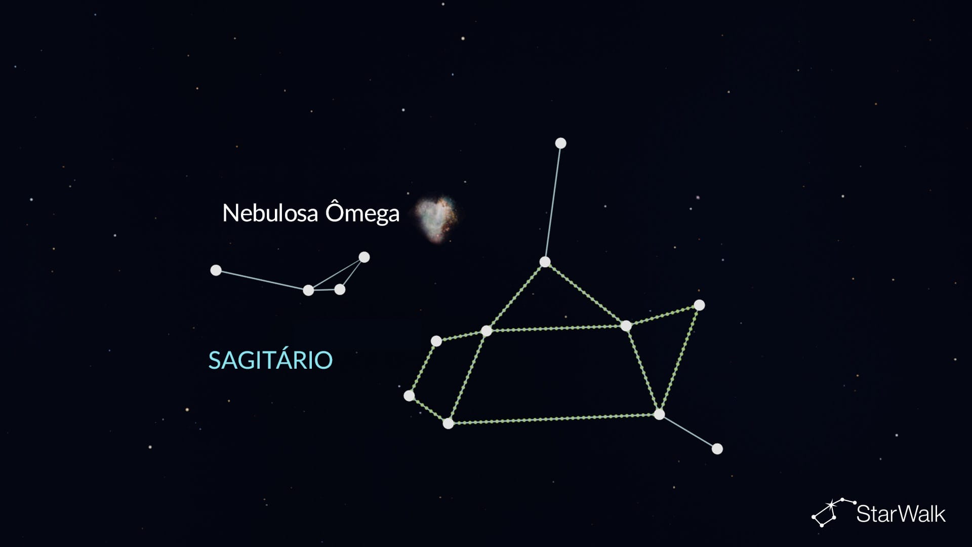 Nebulosa Ômega em Sagitário