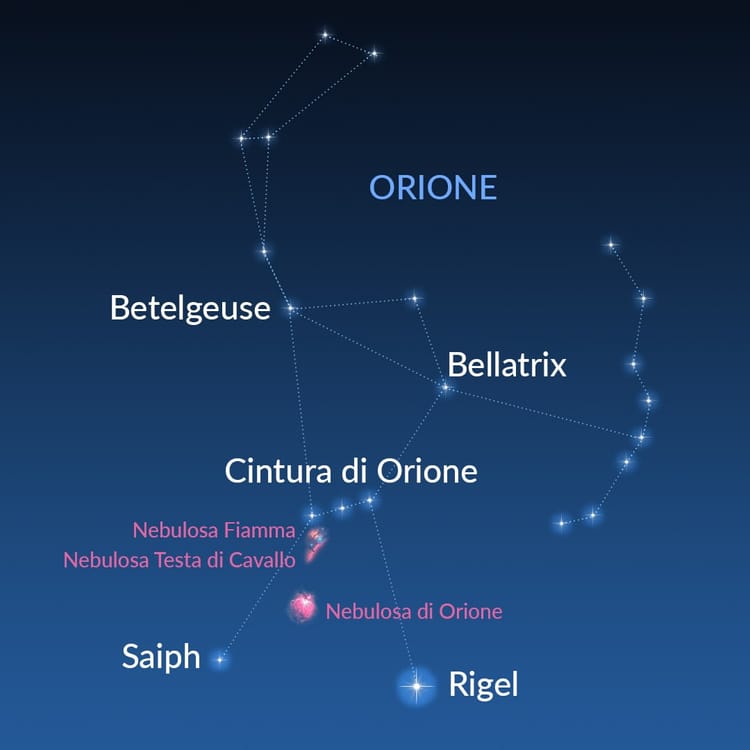 La Costellazione Del Cacciatore Orione Tutto Sulla Costellazione Di