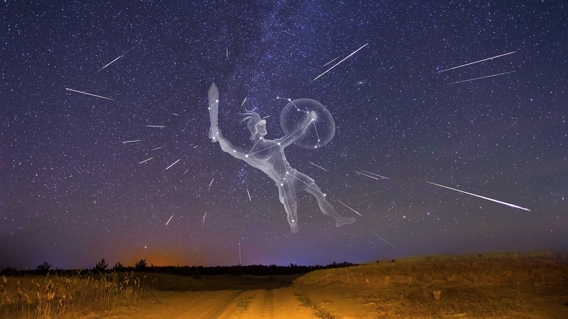 De meteorenzwerm Orioniden