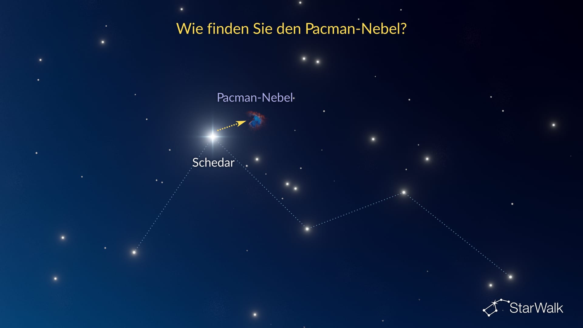 Pacman-Nebel – So finden Sie ihn
