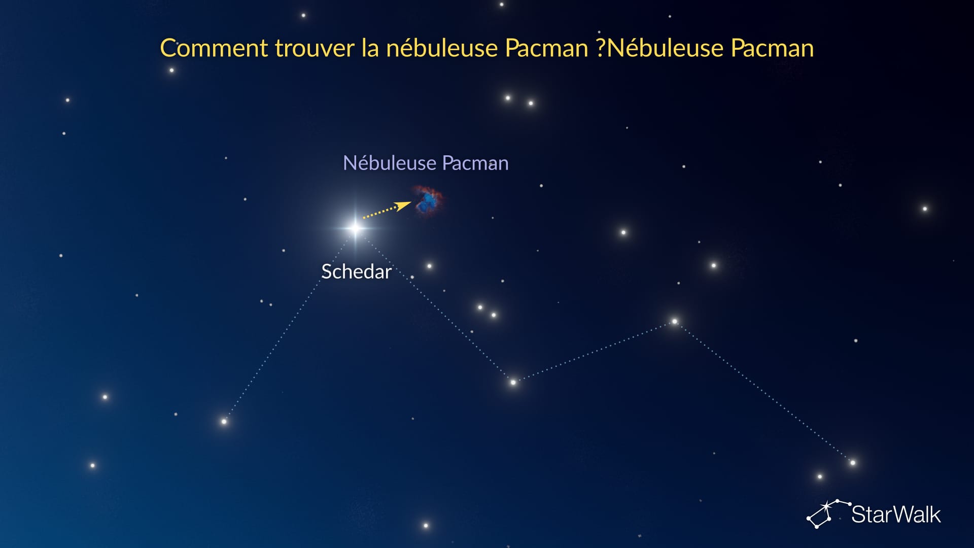 Nébuleuse Pacman – Comment la trouver