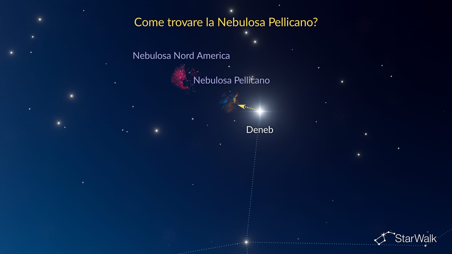 Nebulosa Pellicano – Come trovarla