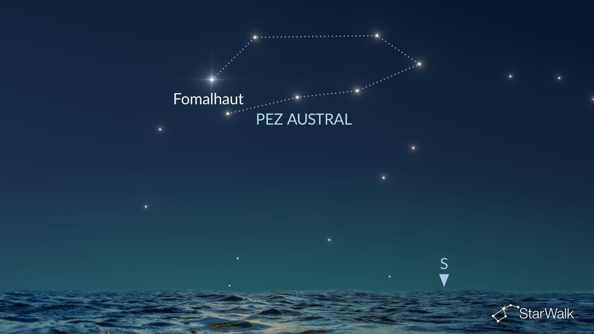 Cómo encontrar el Pez Austral en el hemisferio norte
