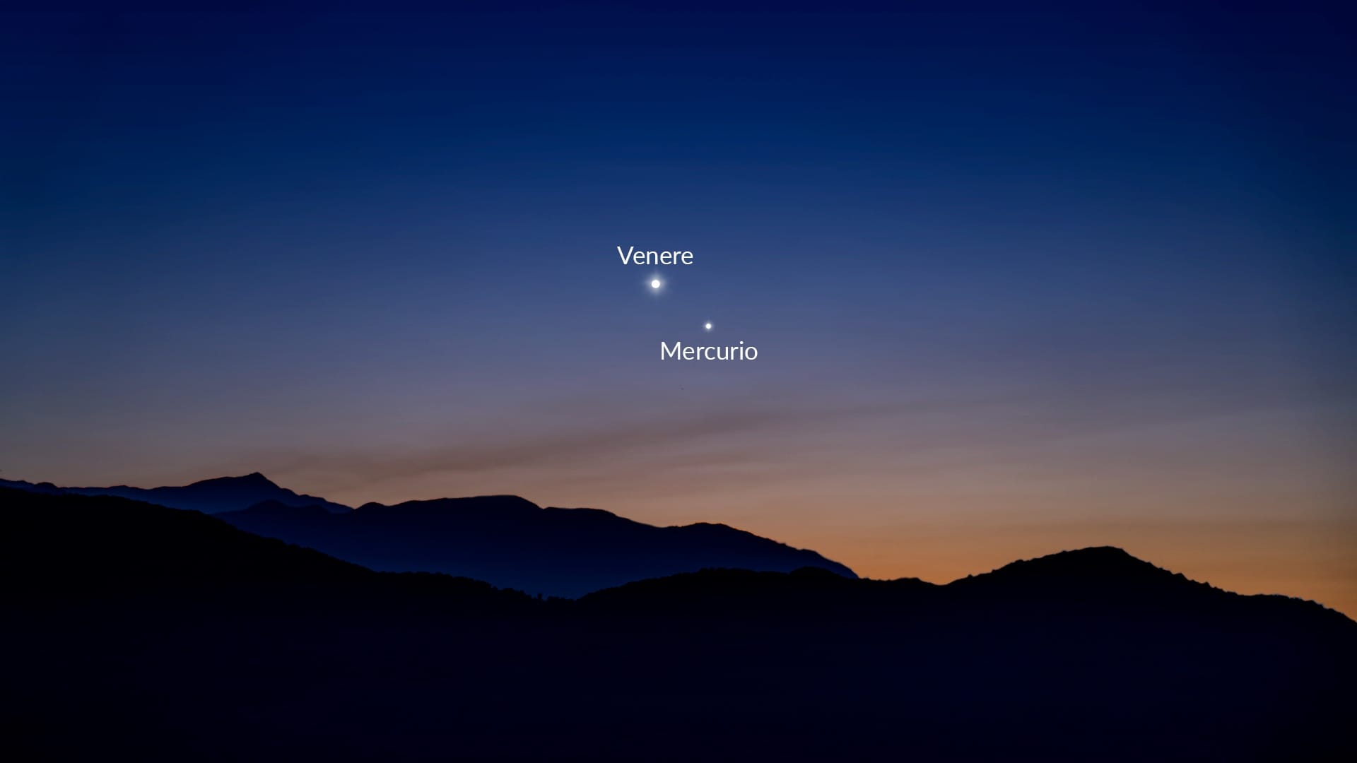 Congiunzione planetaria di ottobre 2026: Venere e Mercurio