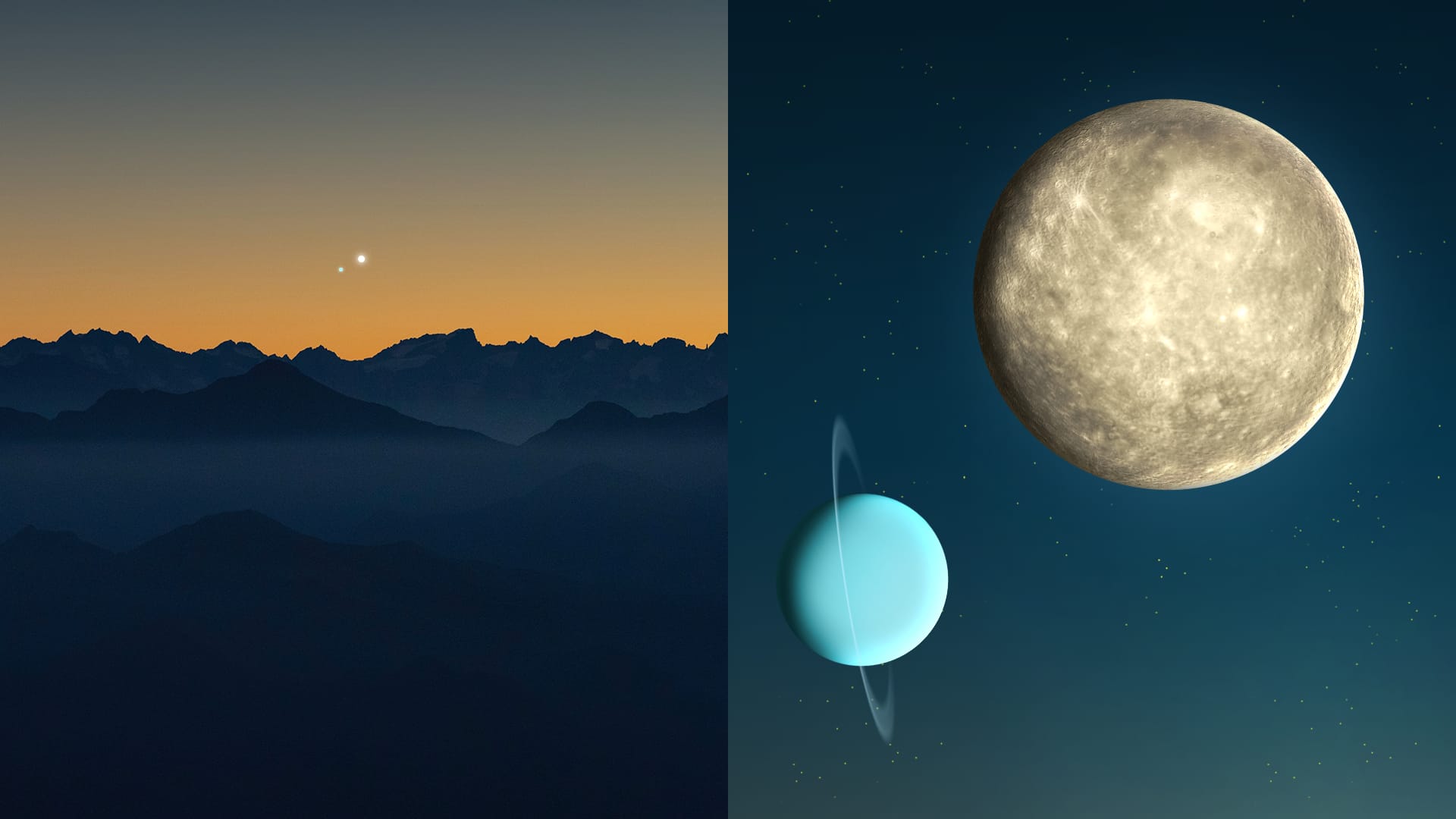 Conjunciones planetarias 2026: Mercurio cerca de Urano en mayo