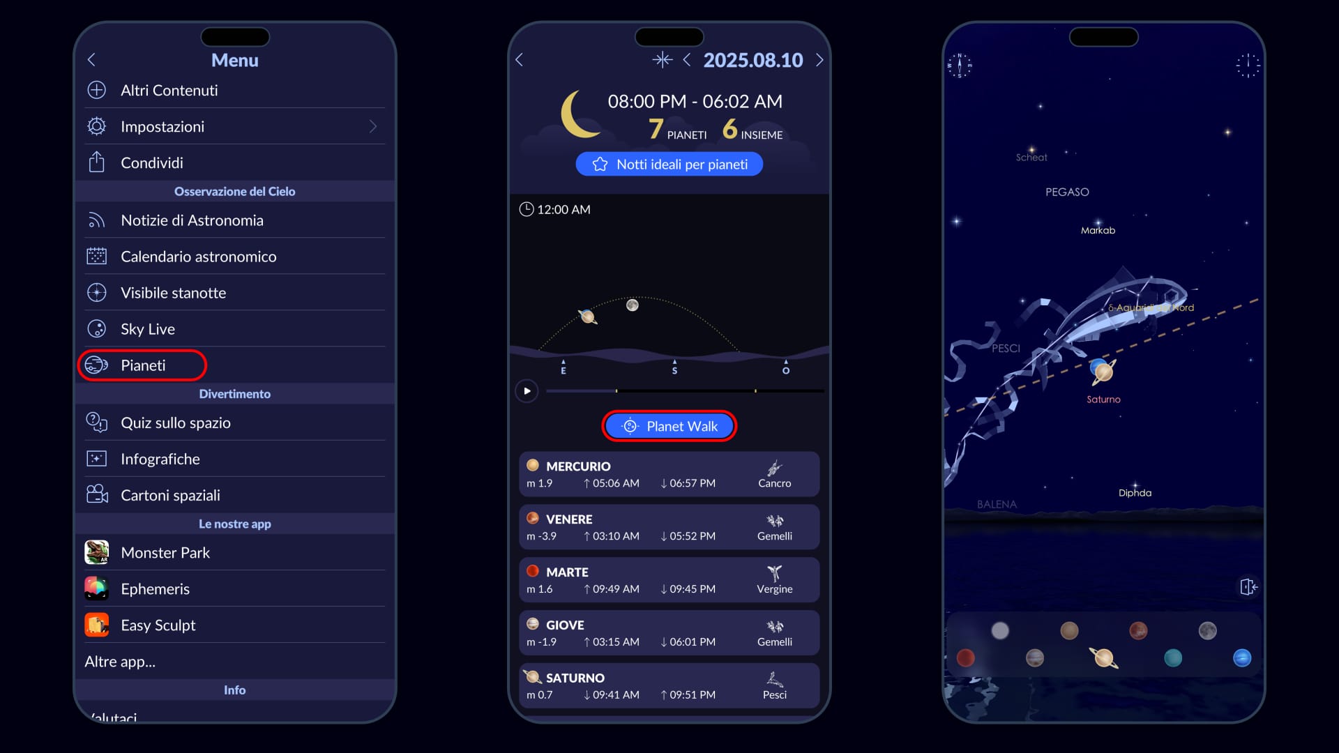 Planet Walk in Star Walk 2